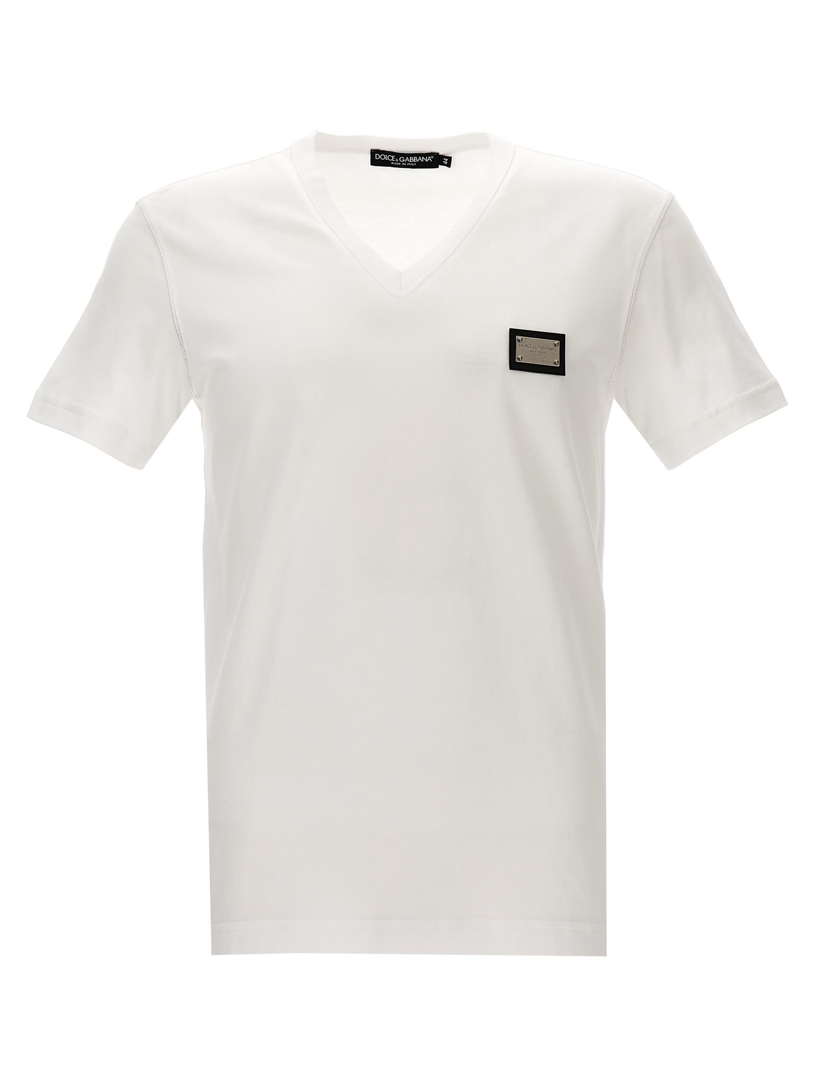 Shop Dolce & Gabbana Logo T-shirt In White