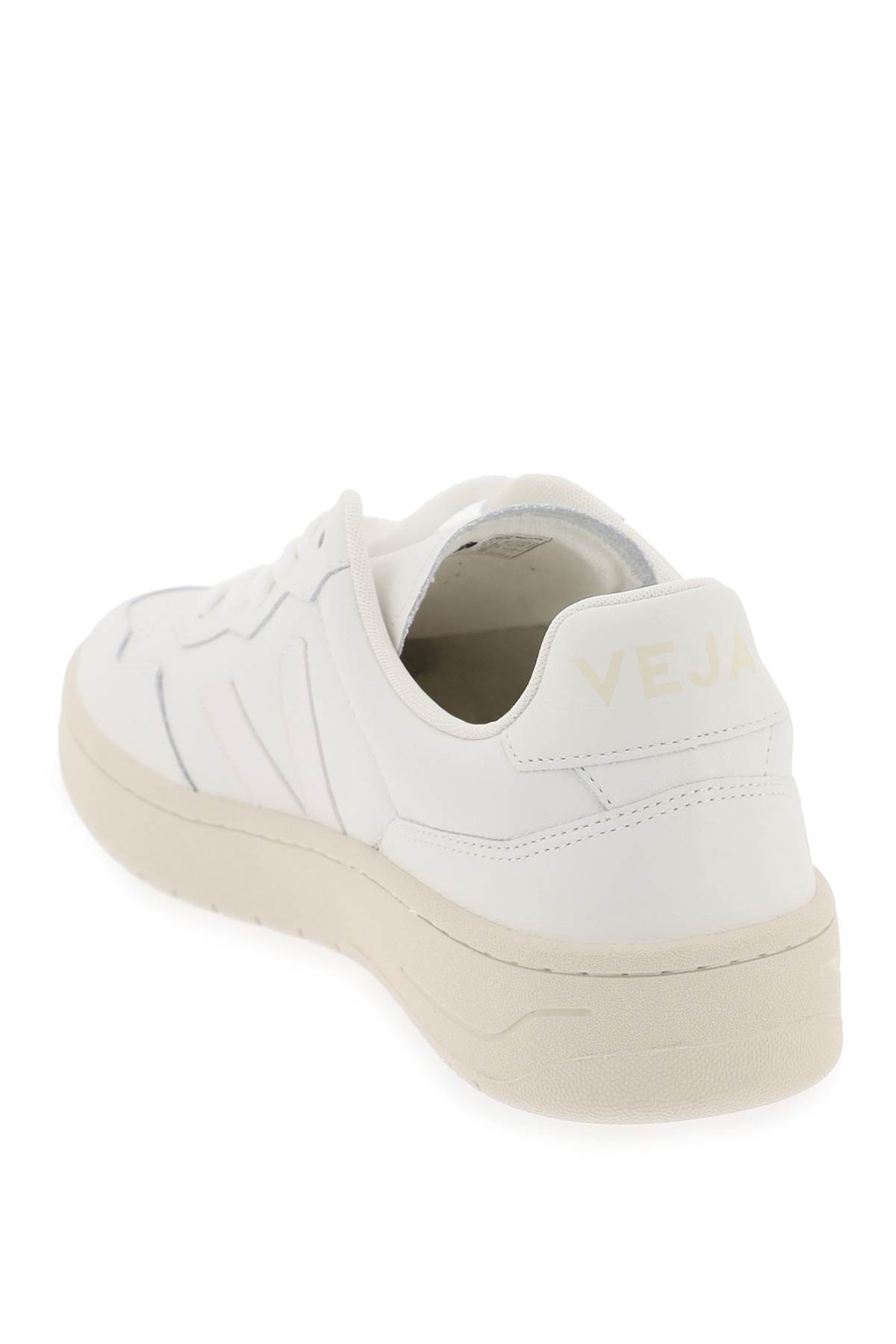 Shop Veja Leather V-90 Sne In Extra White (white)