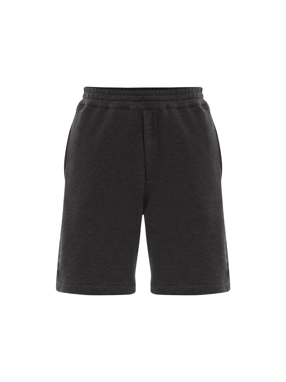 Alexander McQueen Man Shorts With Charcoal Selvedge Band