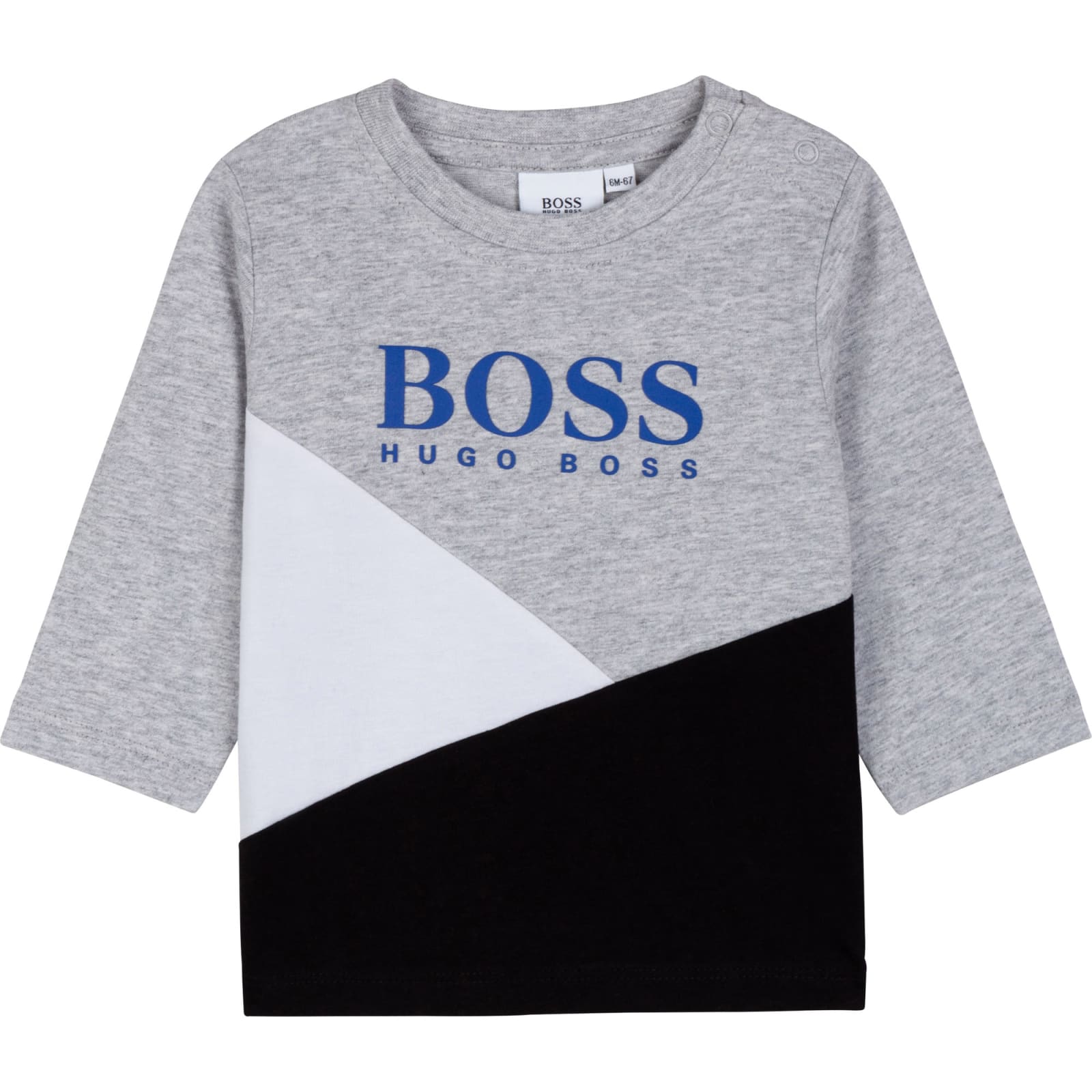 Hugo Boss T-shirt With Color-block Design
