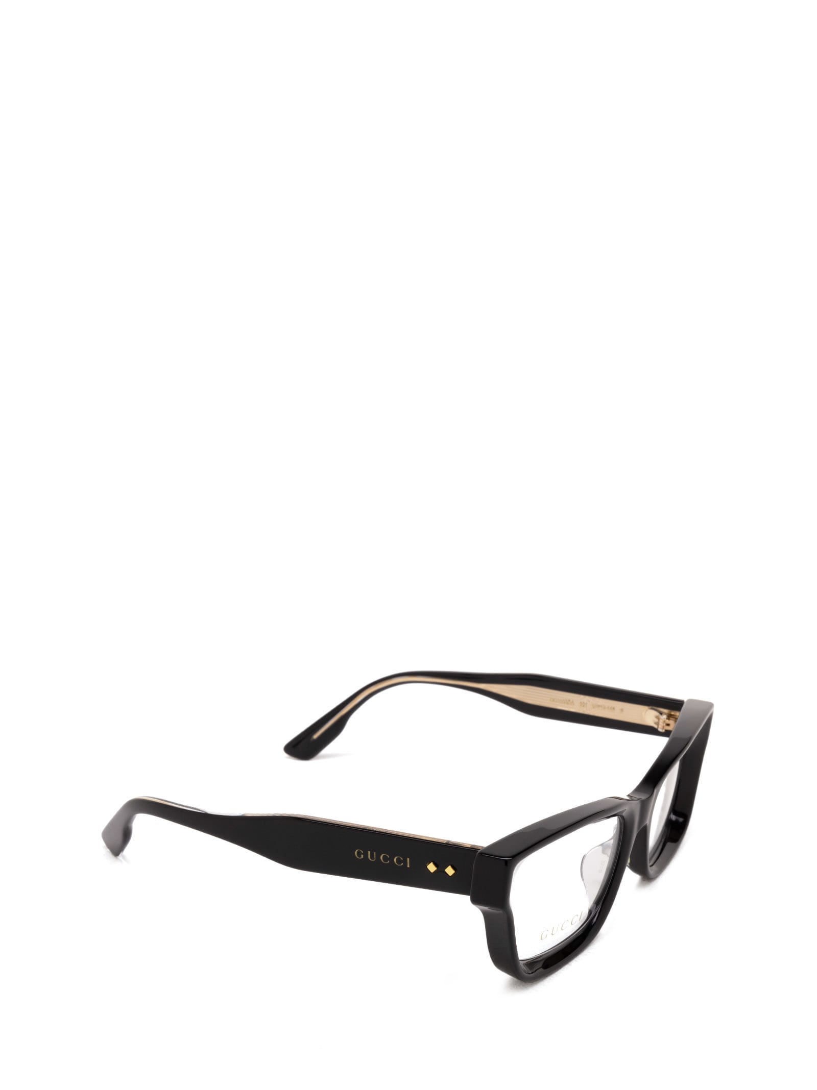 Shop Gucci Gg1533oa Black Glasses