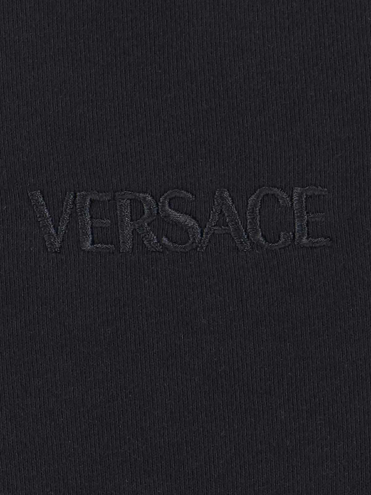 Shop Versace La Medusa Hoodie In Black