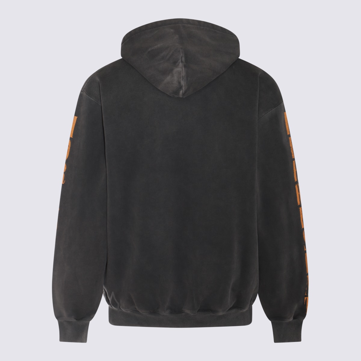 Shop Represent Black Multicolour Cotton Sweatshirt