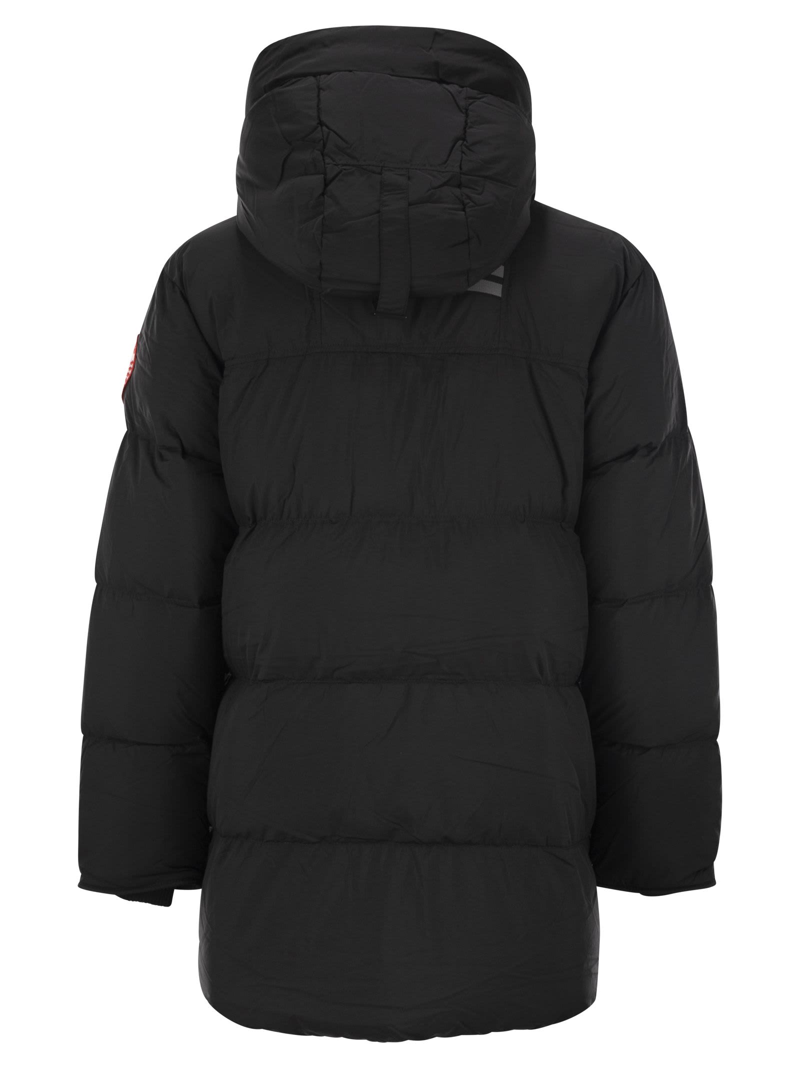 Shop Canada Goose Lawrence - Down Jacket With Black Logo