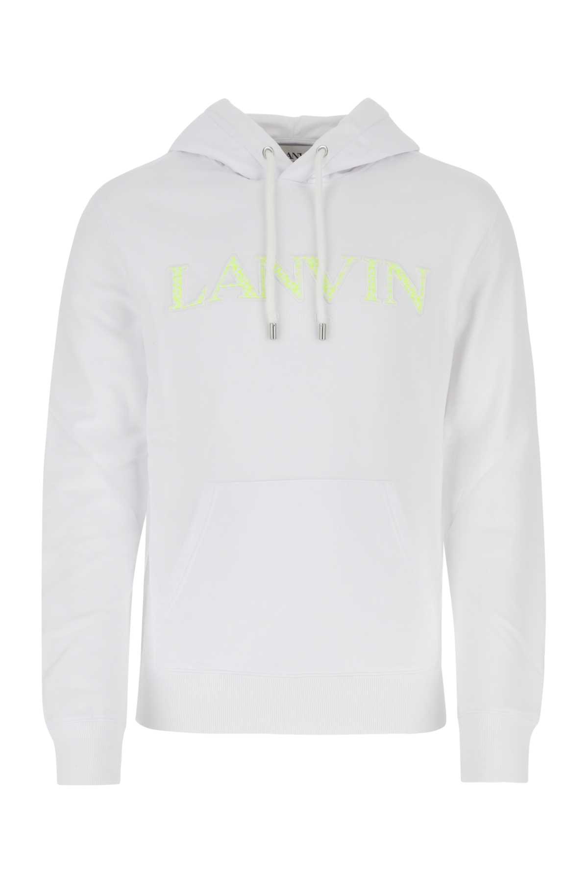 White Cotton Sweatshirt