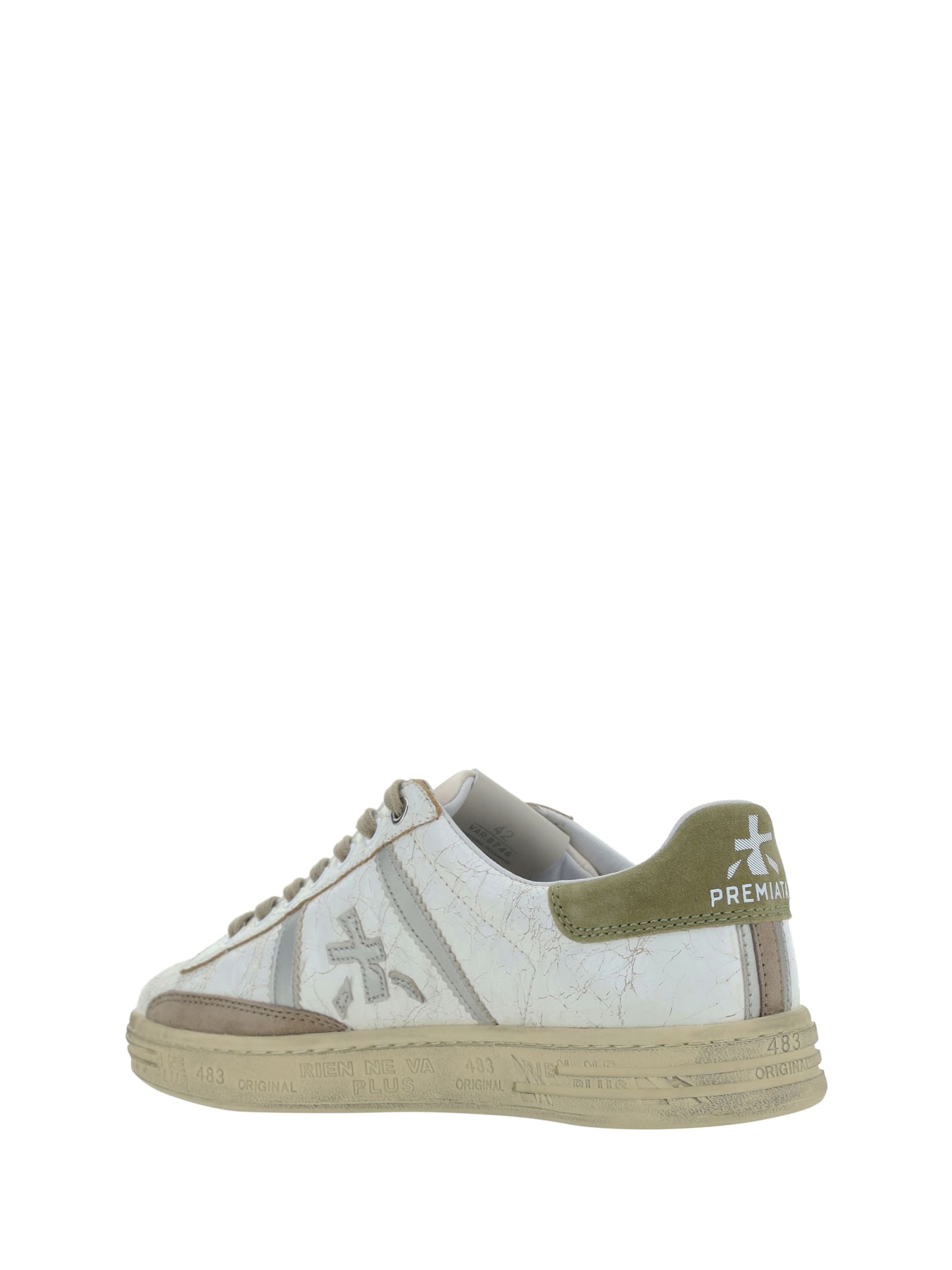 Shop Premiata Russell Sneakers In White