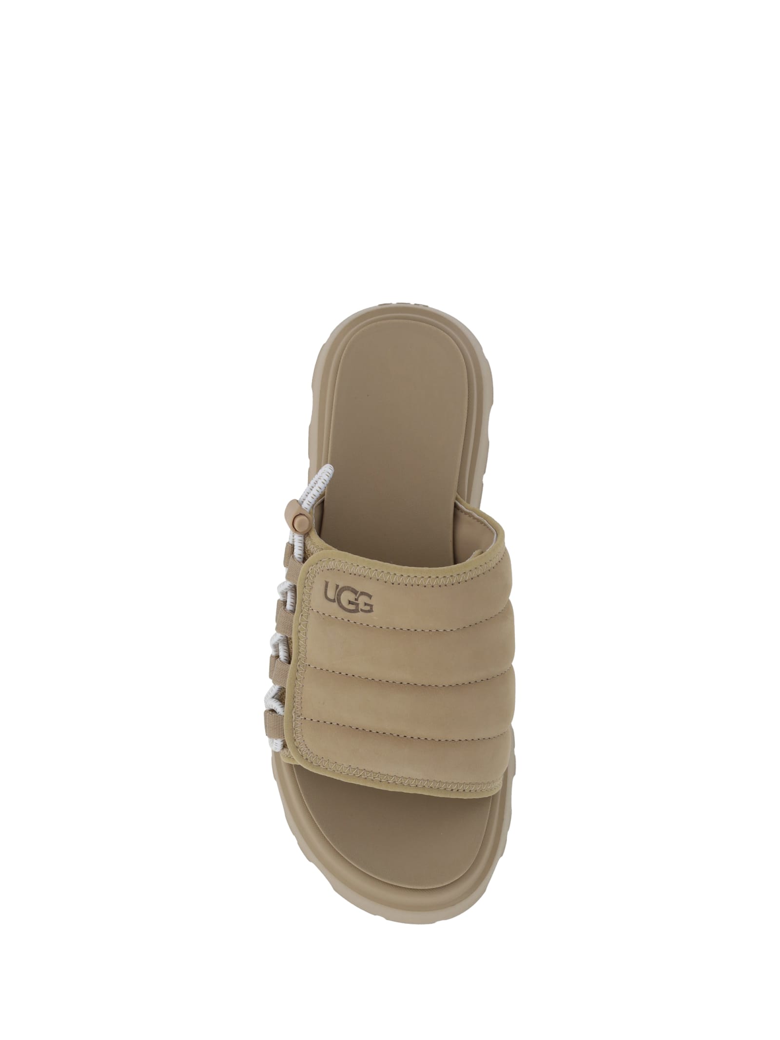 Shop Ugg Callie Sandals In Beige