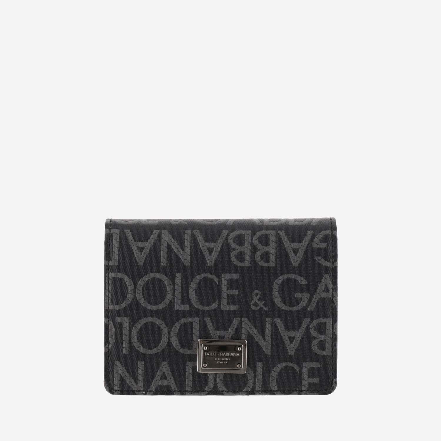 Dolce & Gabbana Bi-fold Wallet With All-over Monogram