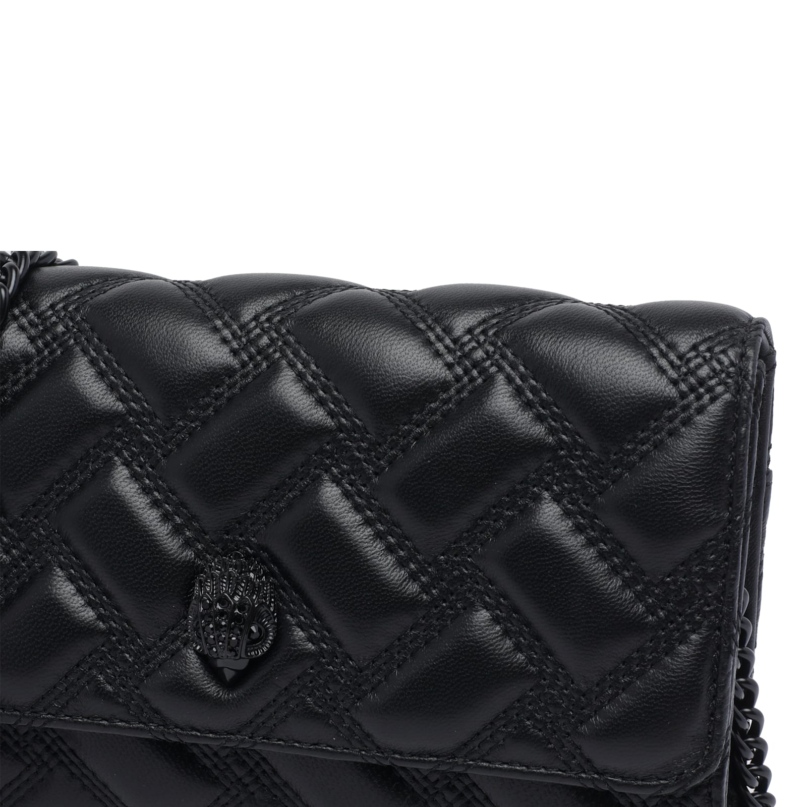 Kurt Geiger Kensington Chain Wallet In Brown