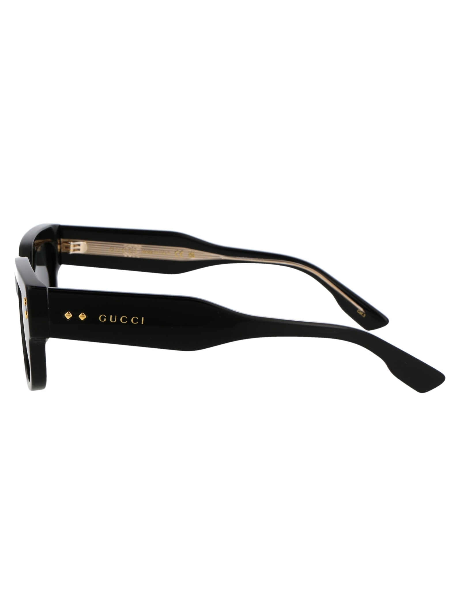 Gucci Gg1218s Sunglasses In 001 Black Black Grey