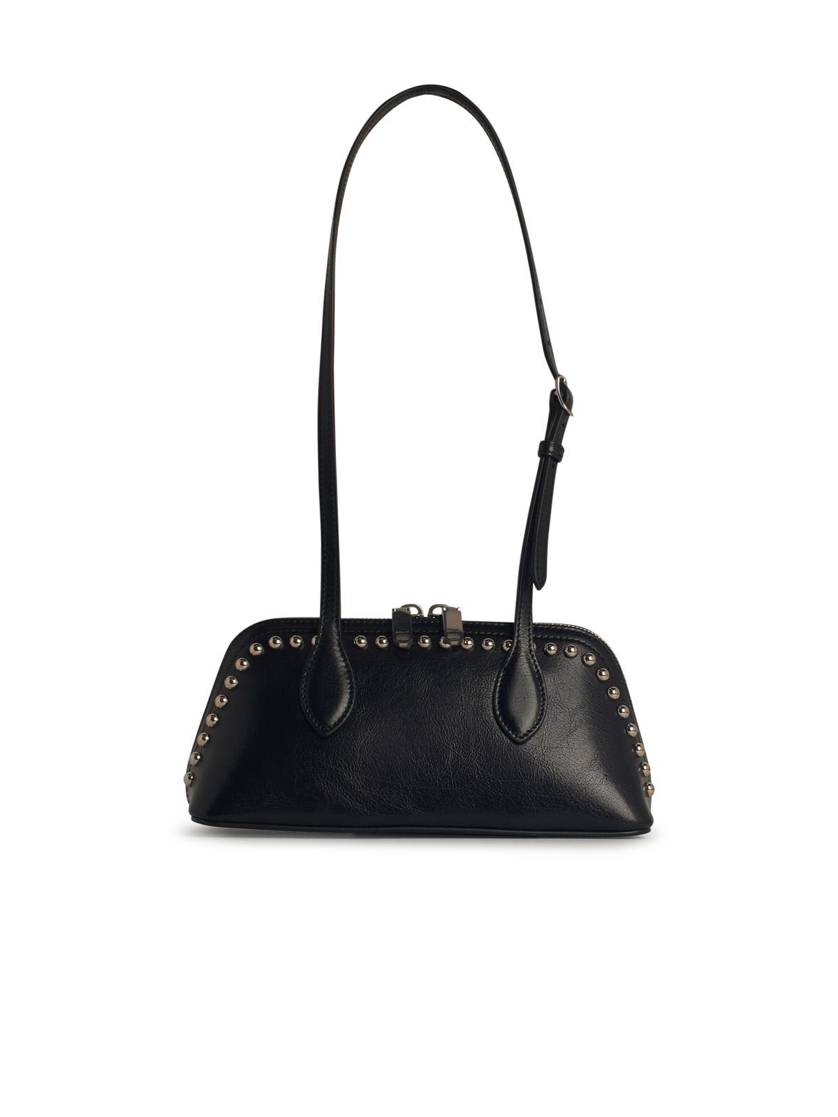 Shop Bally Praline Black Leather Bag