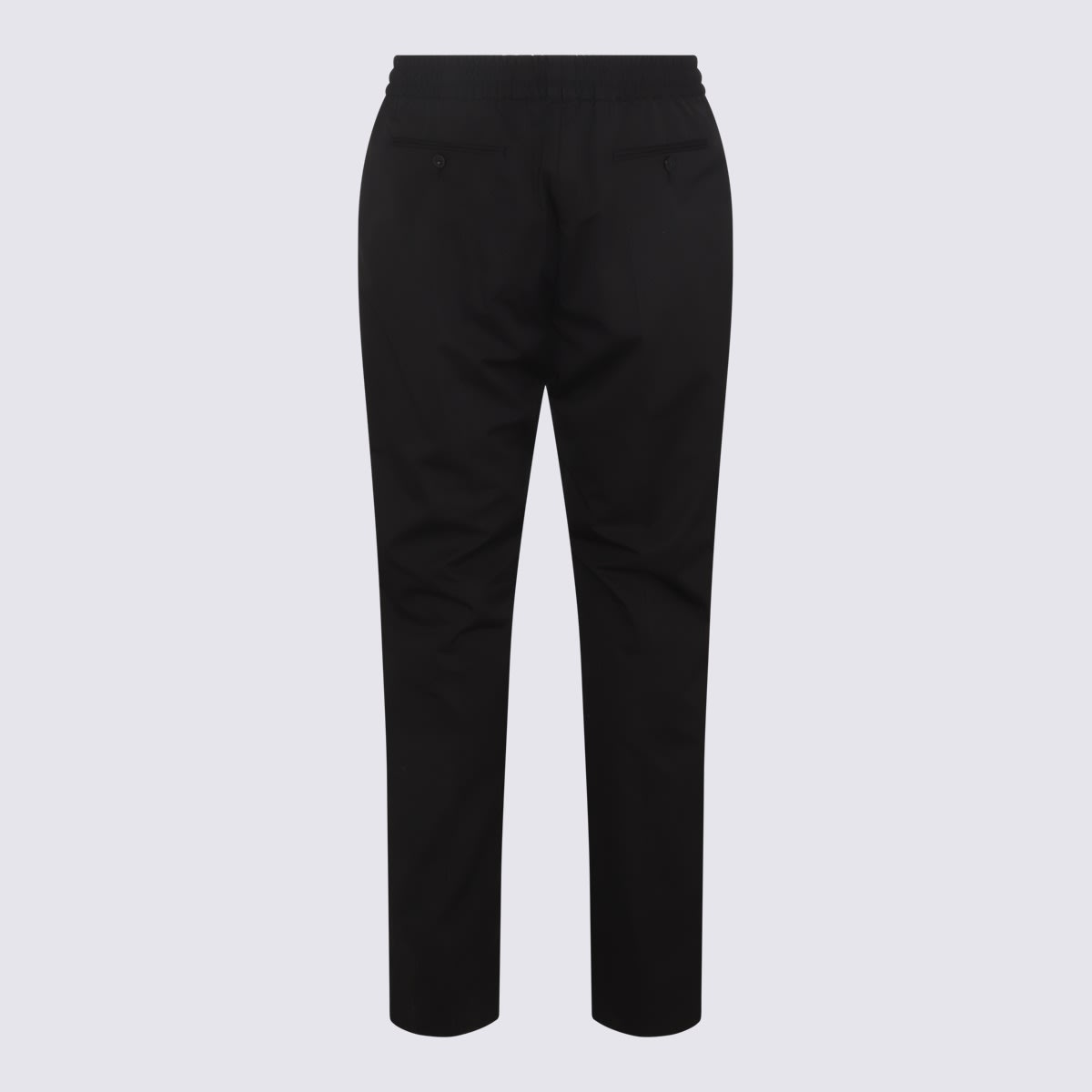 Shop Valentino Black Wool Pants