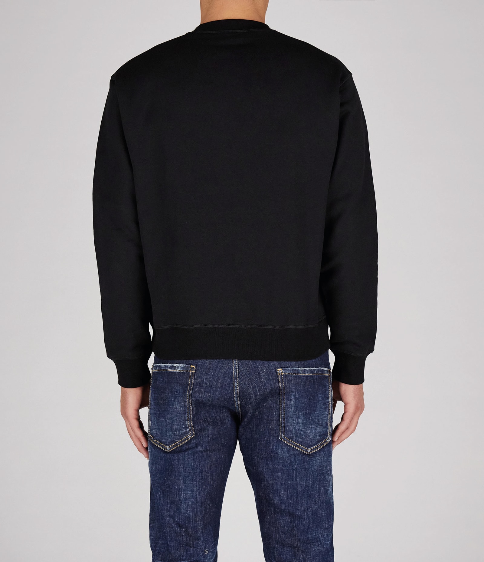 Shop Dsquared2 Sweatshirt In Black-white