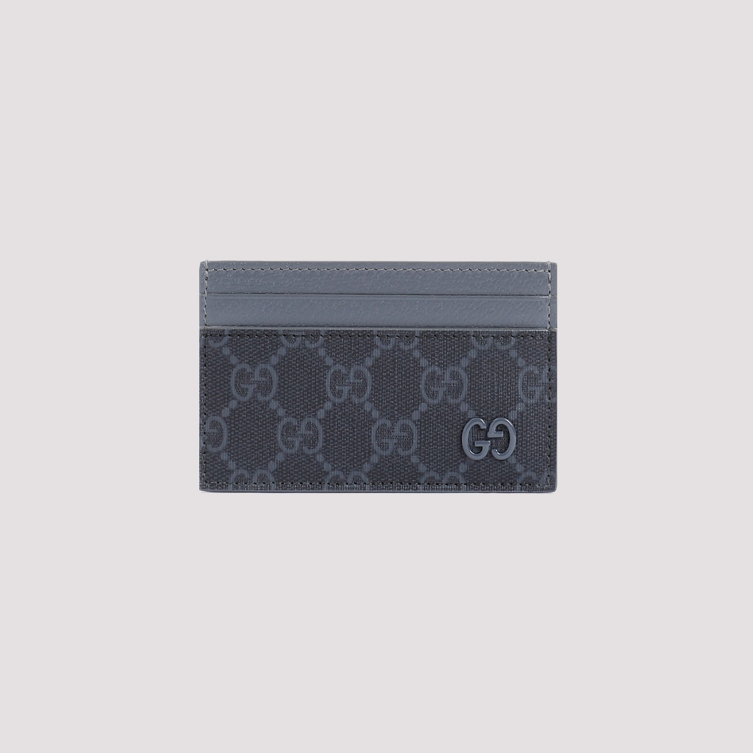 Gucci Bicolor Gg Card Holder In Blue