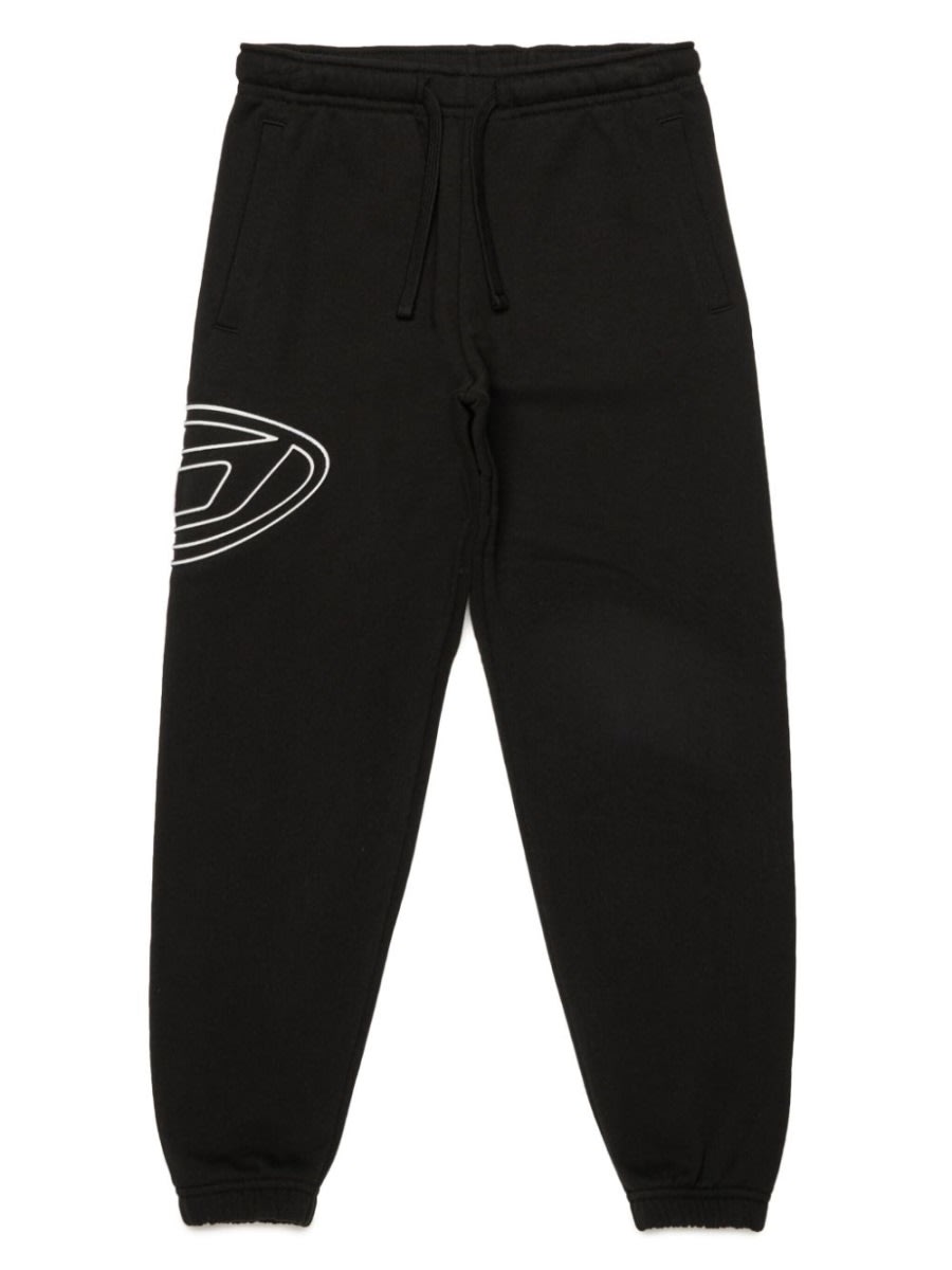 Diesel Pantaloni Sportivi Con Stampa In Black