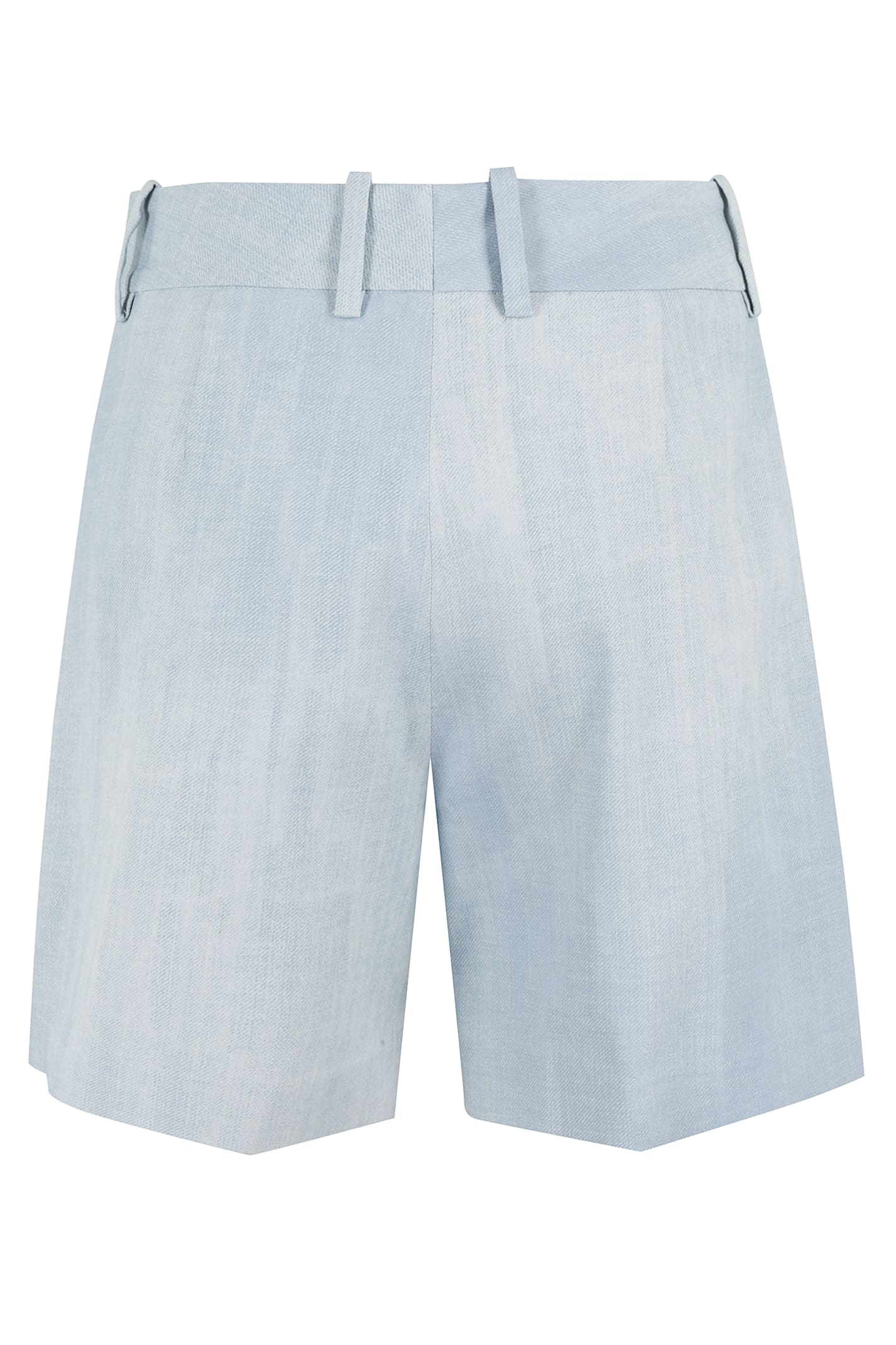 Ermanno Scervino Shorts In Denim Chiaro