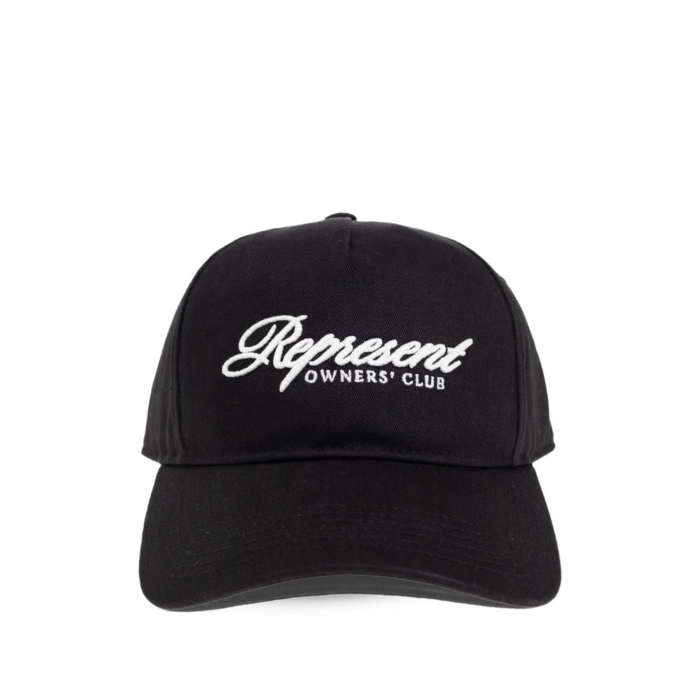 Represent Script-logo Baseball Cap In Black