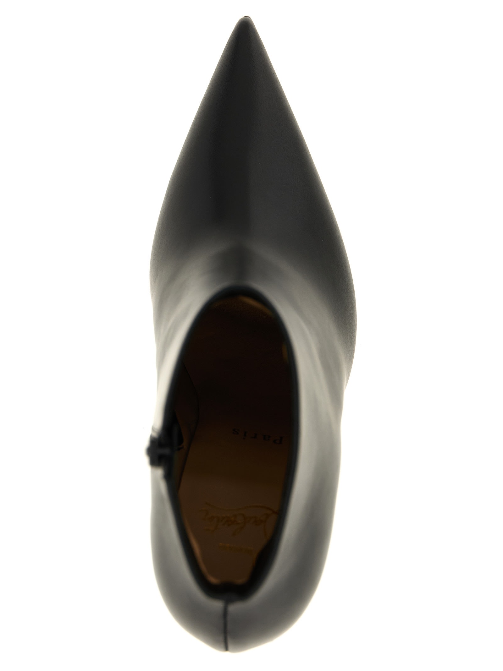 Christian Louboutin Ankle Boots With Pointed Toe And Stiletto In Black