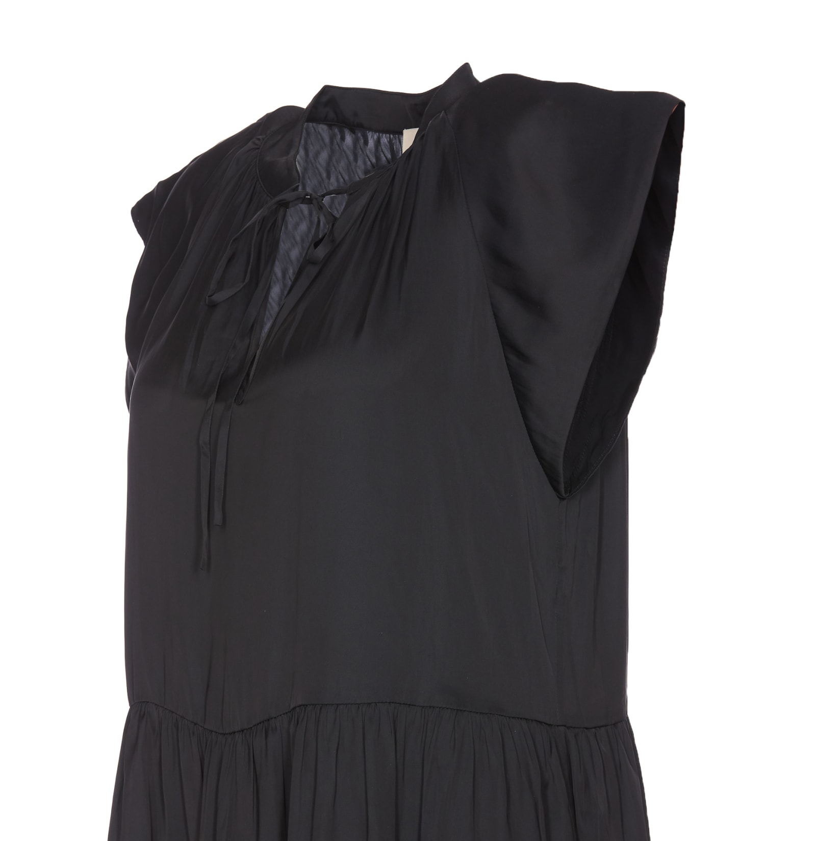 Shop Zadig &amp; Voltaire Rito Satin Dress In Black
