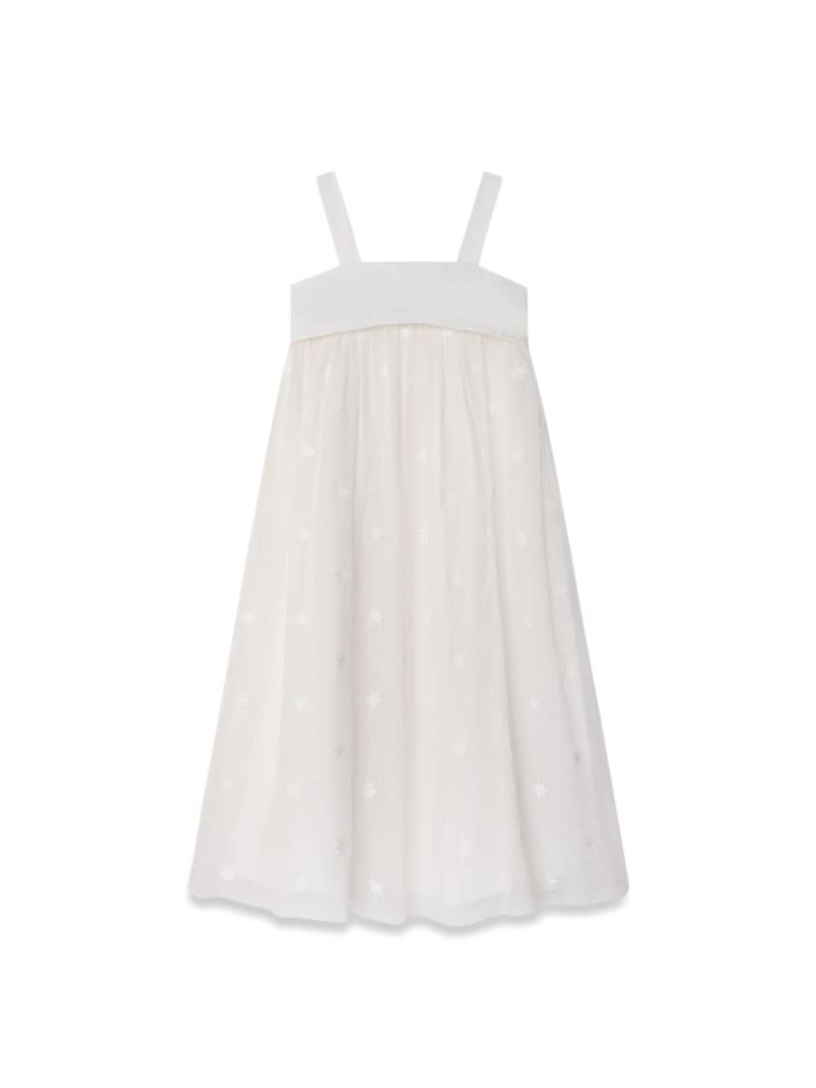 Chloé Kids' Vestito Da Cerimonia In White