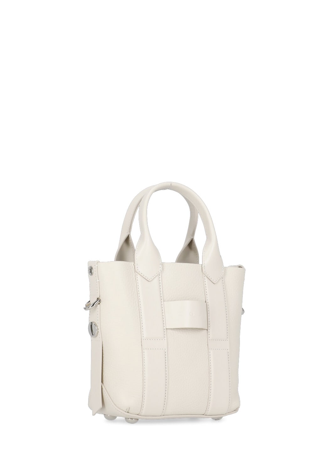 Shop Hogan Script Hand Bag In Ivory