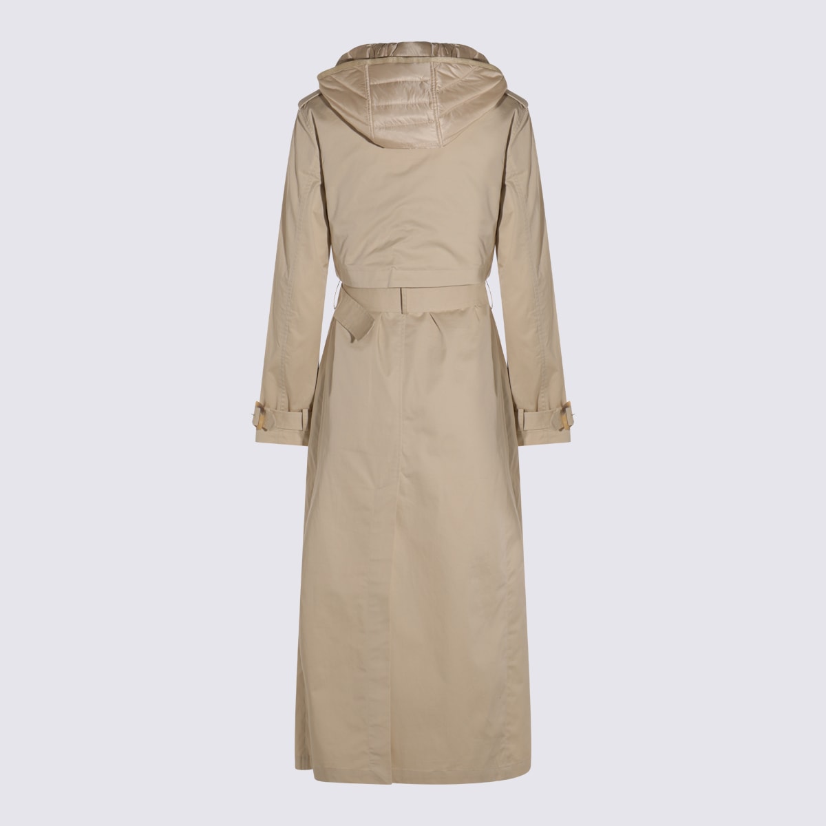Add Beige Cotton Trench Coat