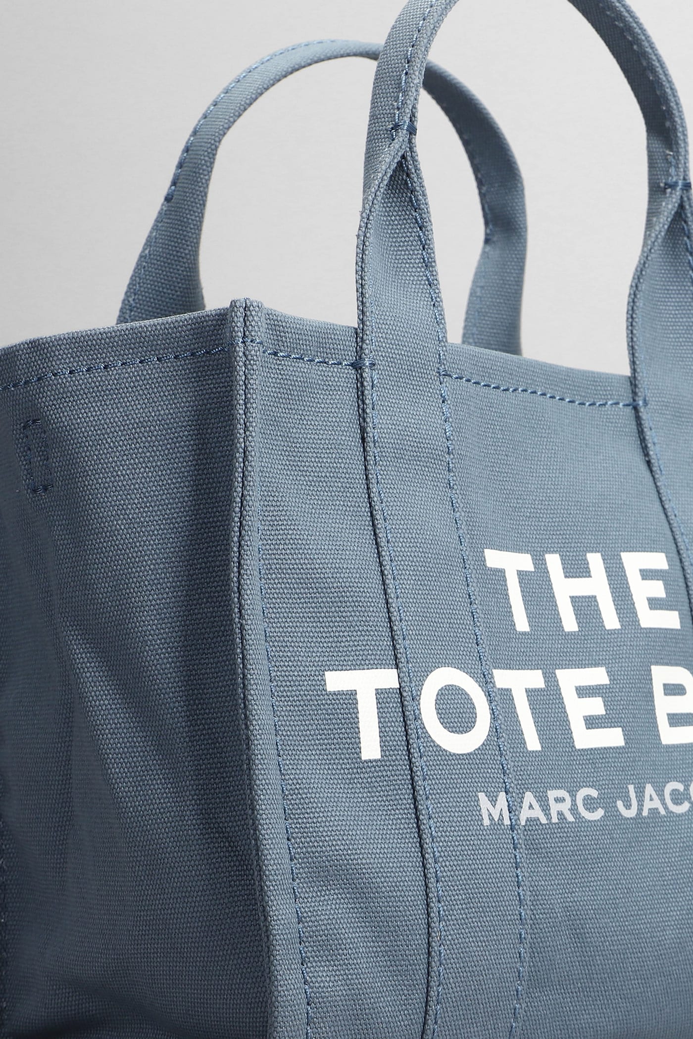 Shop Marc Jacobs The Small Tote Tote In Blue Cotton