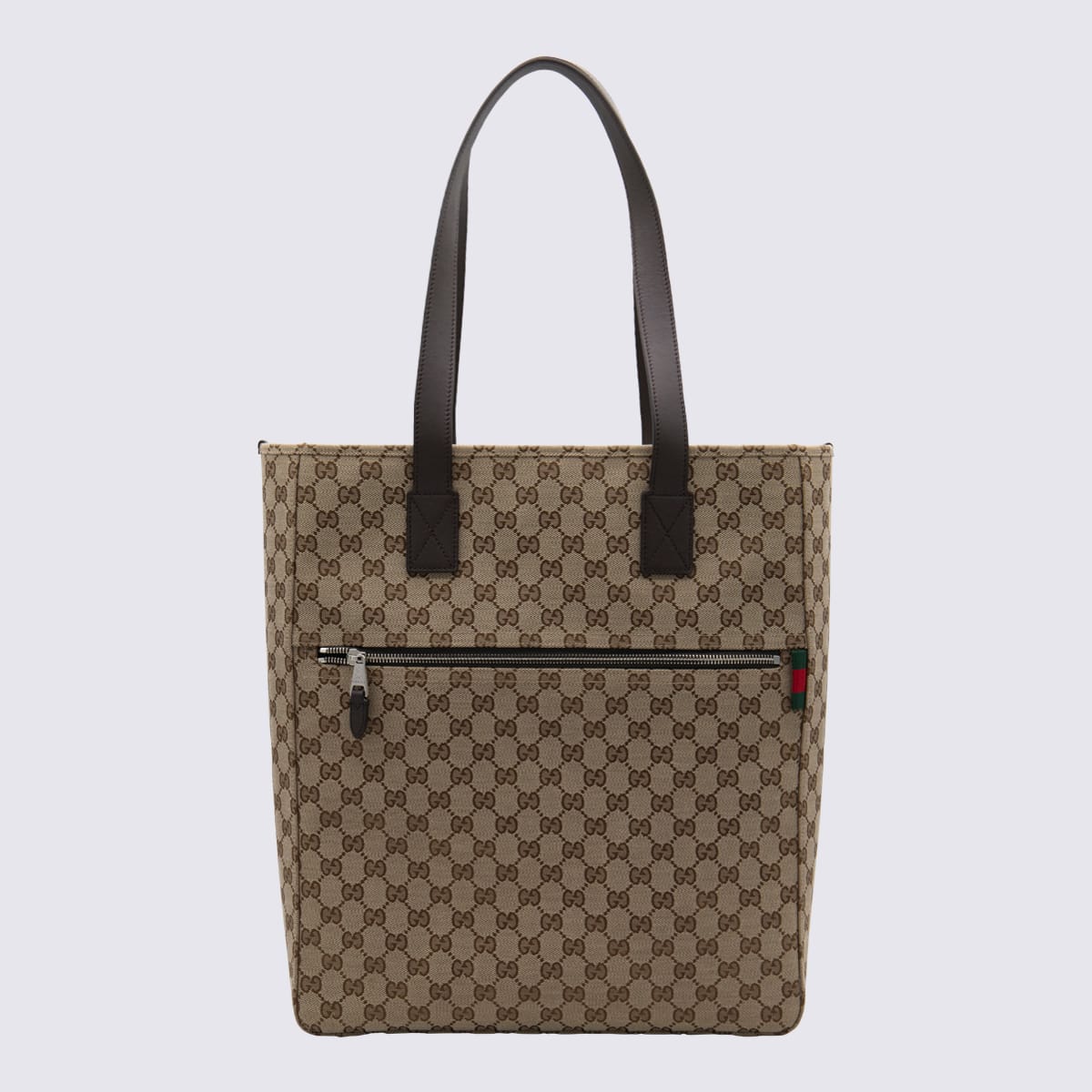 Beige Leather Totes