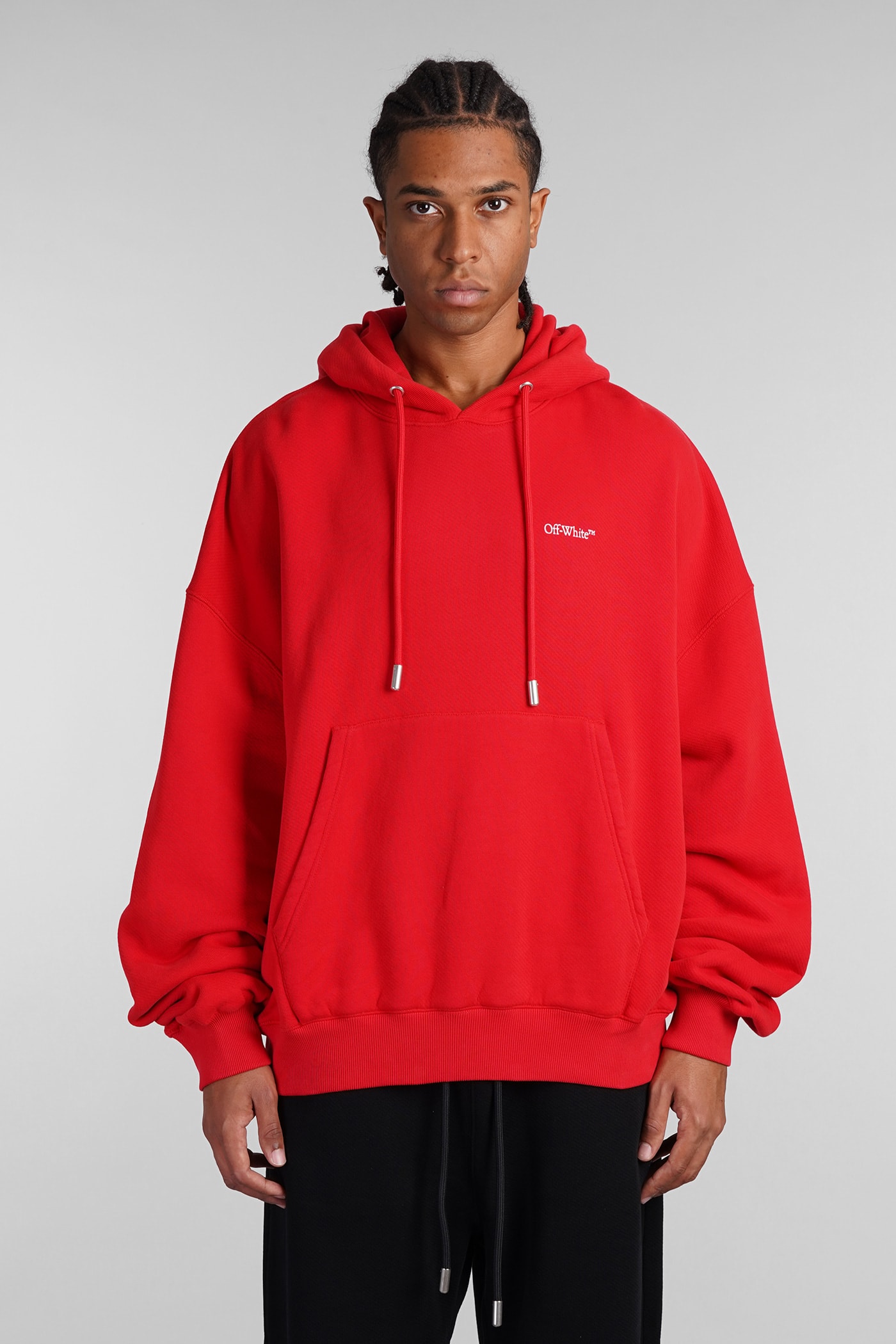 Sweatshirt In Red Cotton