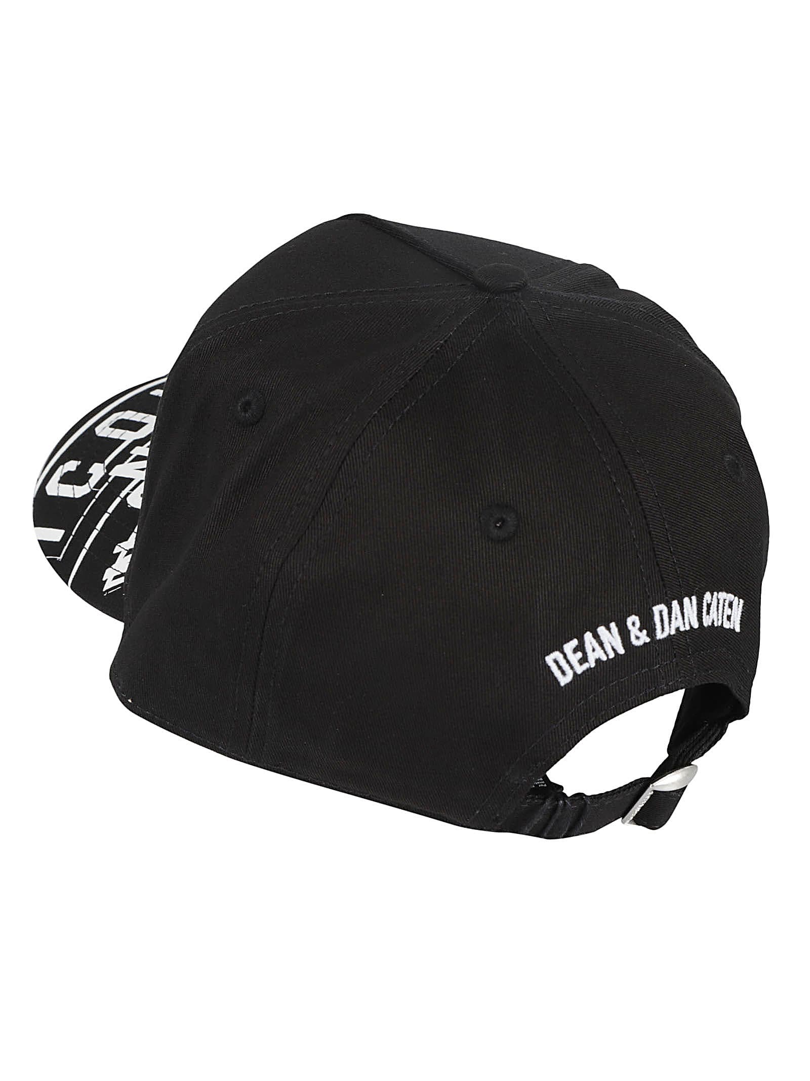 Shop Dsquared2 Icon Stamp Baseball Cap In Black
