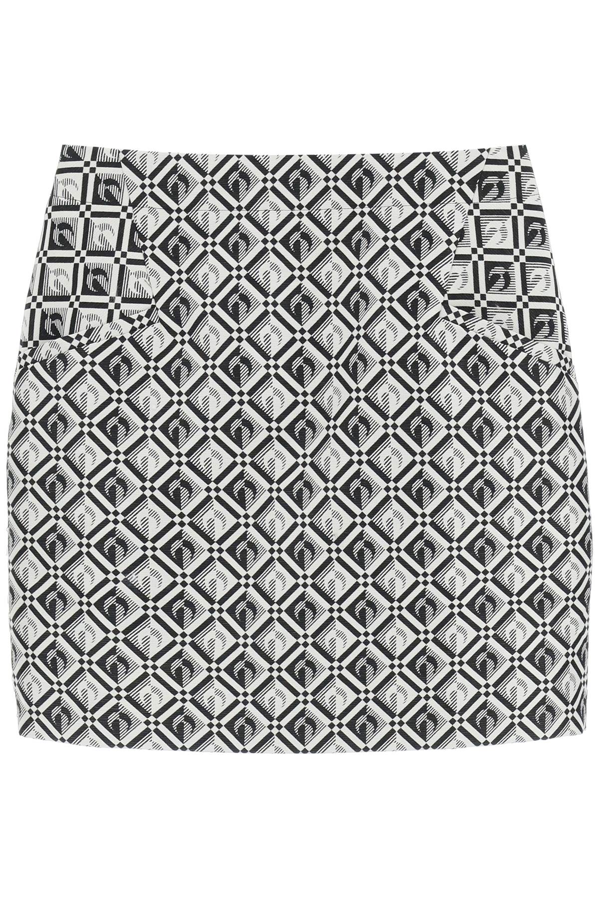 MARINE SERRE MOON DIAMANT MINISKIRT