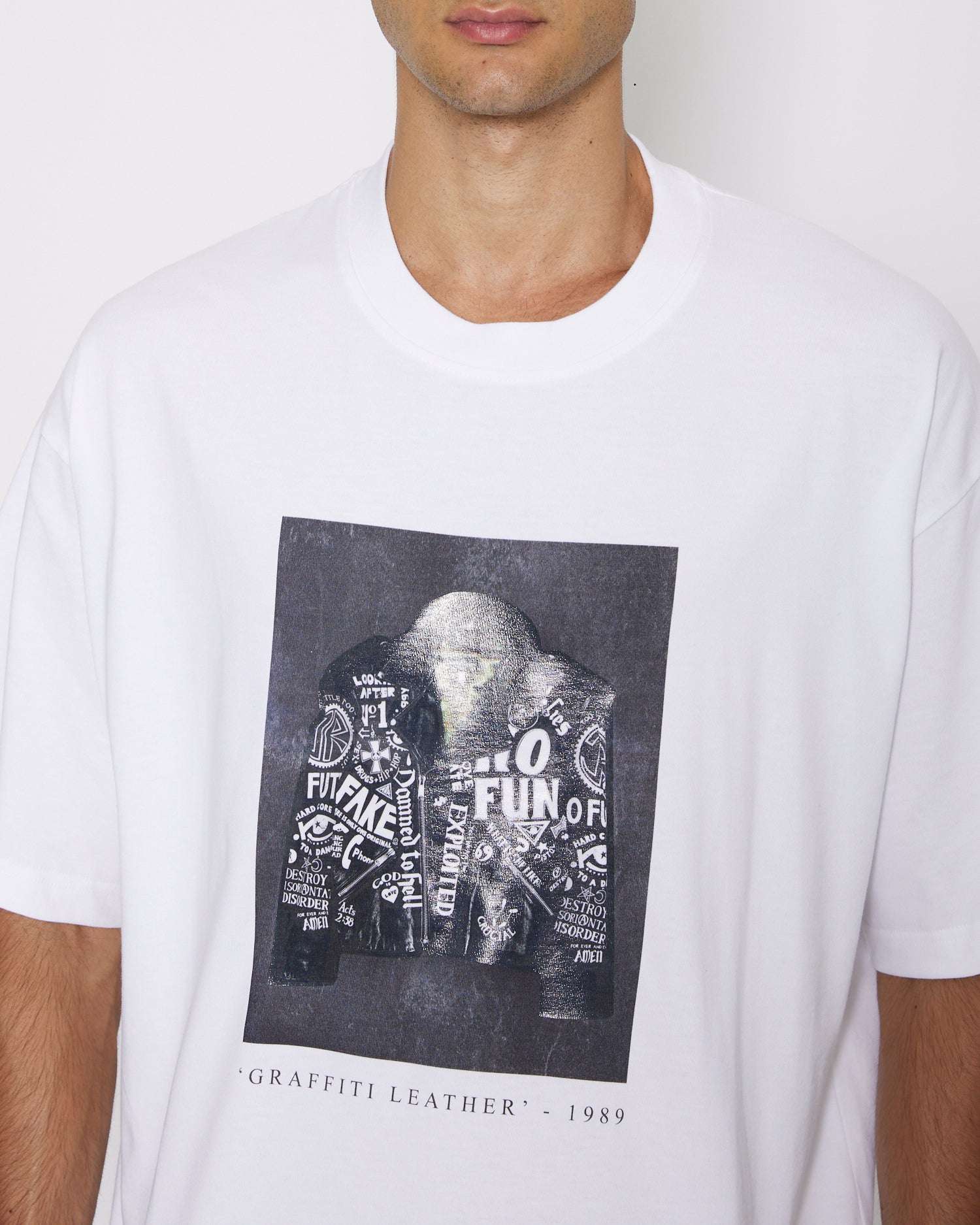 JOHN RICHMOND T-SHIRT WITH GRAPHIC