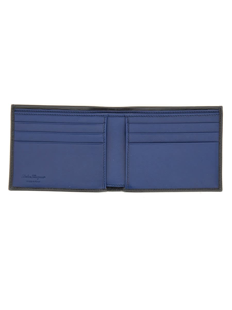 Shop Ferragamo Hooks Wallet In Black