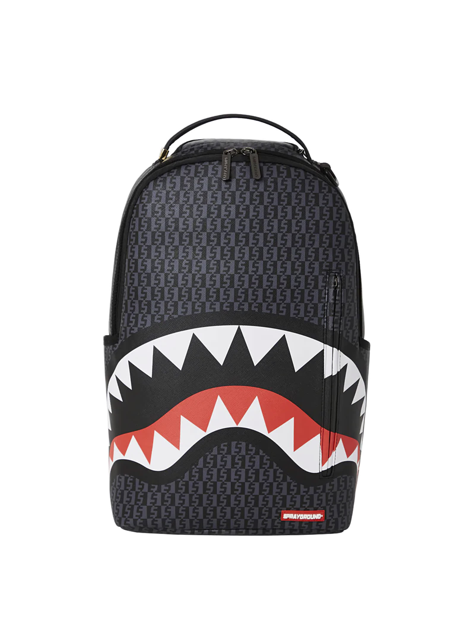 Sprayground - Money Check Grey Backpack