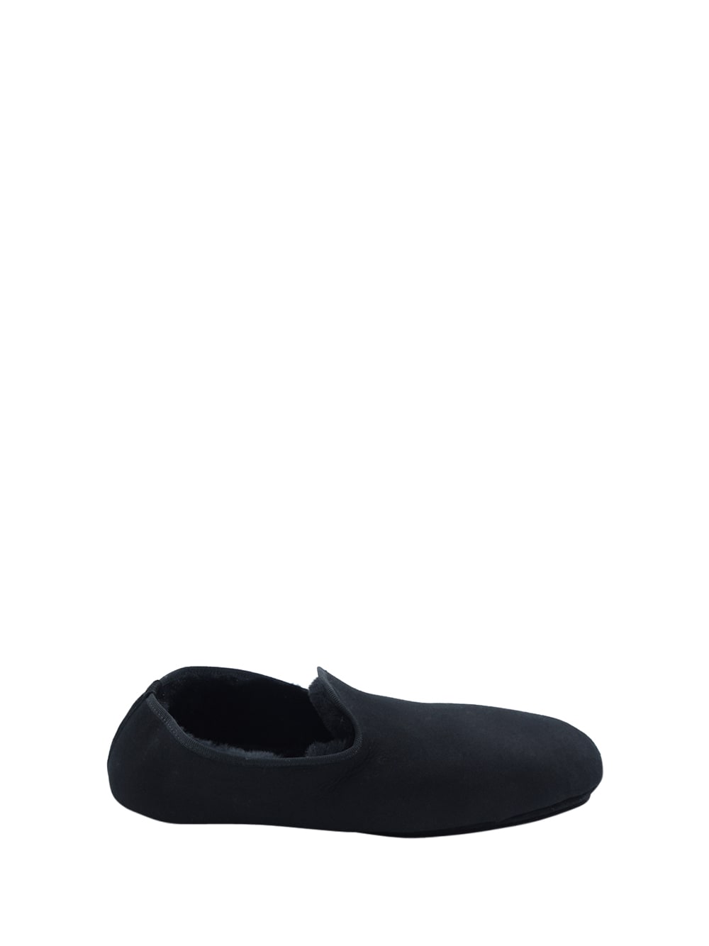 Shop Henderson Baracco Slipper In Sheepskin In Black