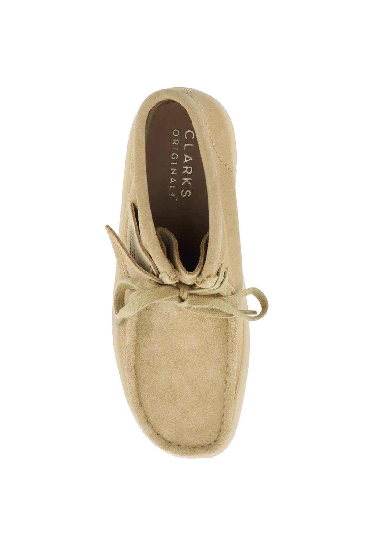 Shop Clarks Wallabee Cup Bt Lace-up Shoes In Beige