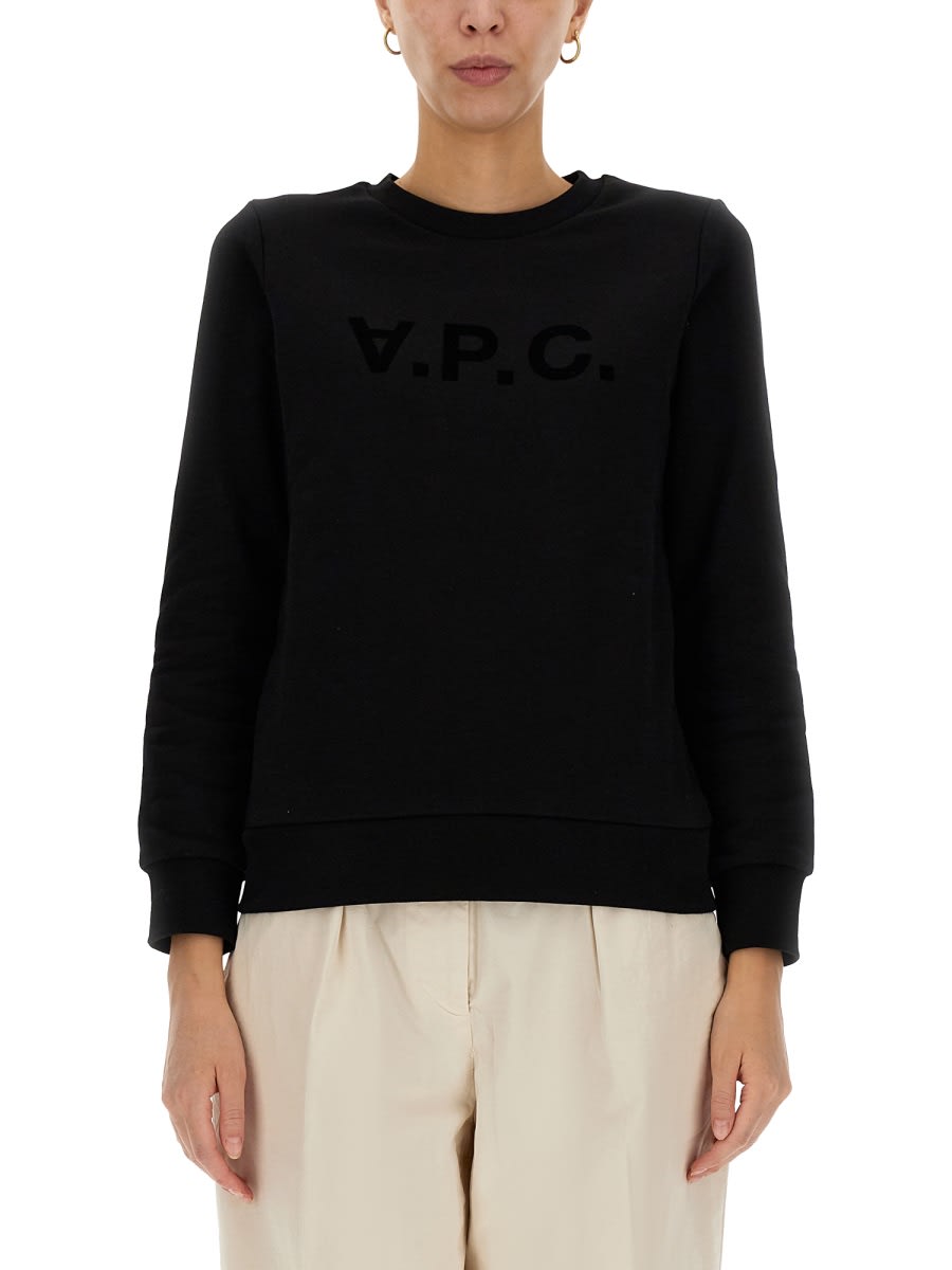Shop Apc Live Sweatshirt In Black