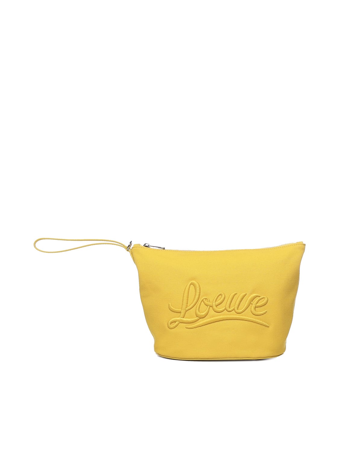 Loewe X Paulas Ibiza Cosmetic Bag In Yellow