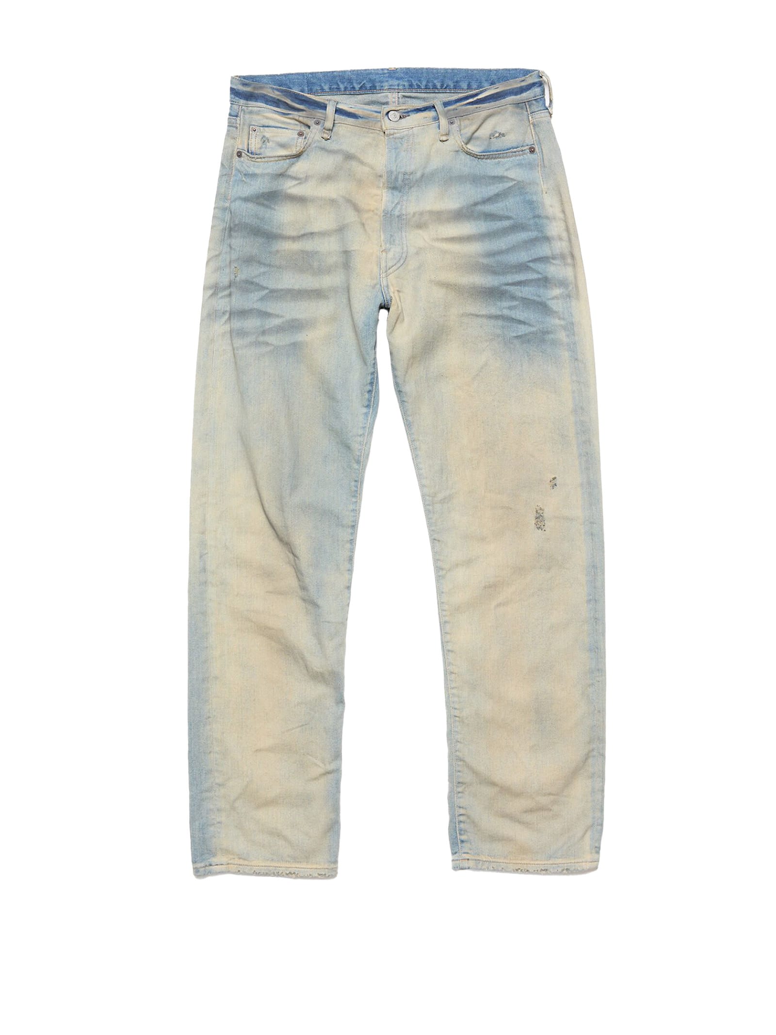 carver Light Blue Cotton Jeans