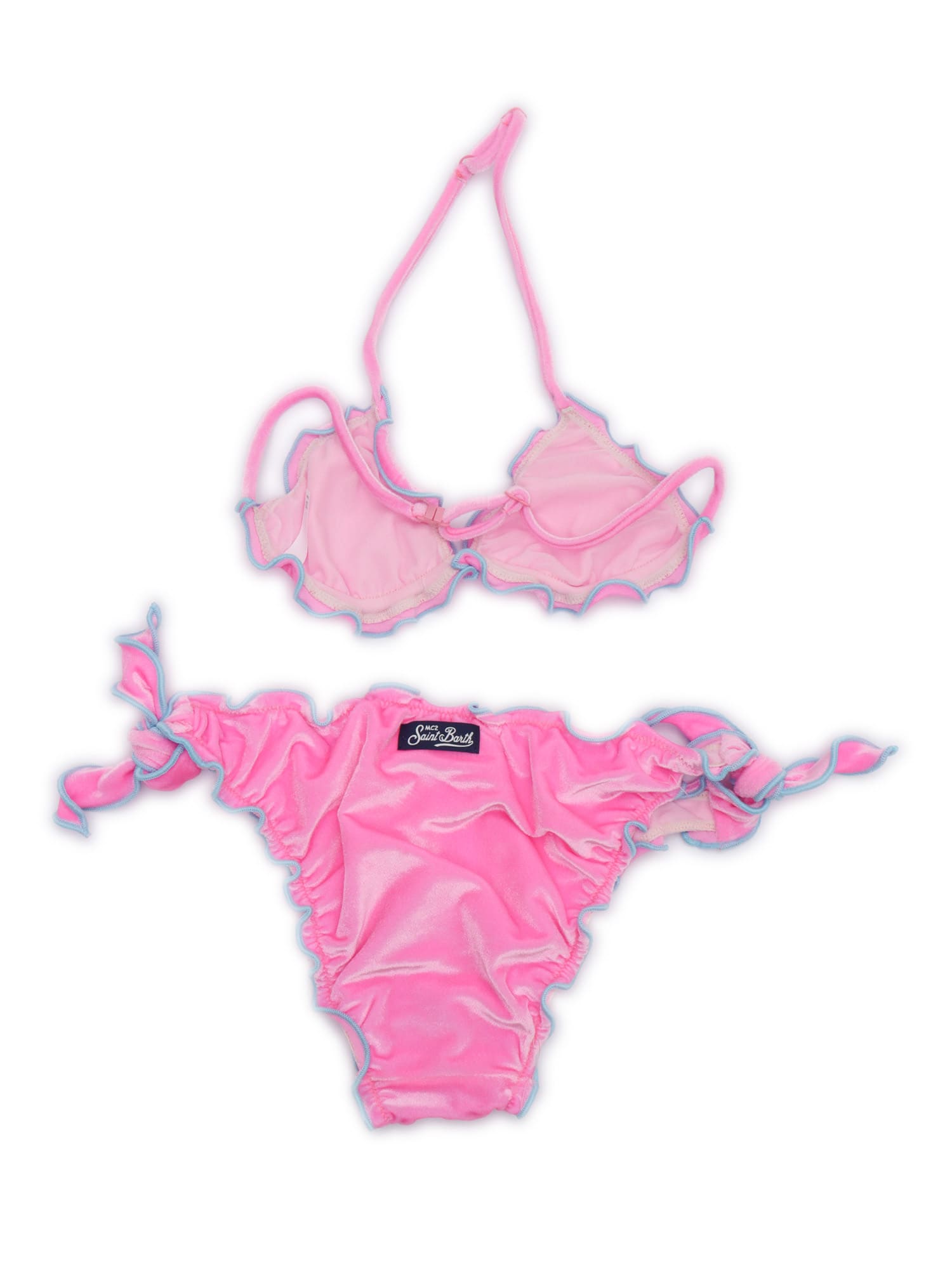 Mc2 Saint Barth Frou Frou Bikini In Pink