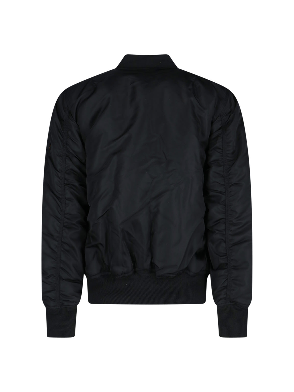 Shop Alpha Industries Ma-1 Reversible Bomber Jacket In Black