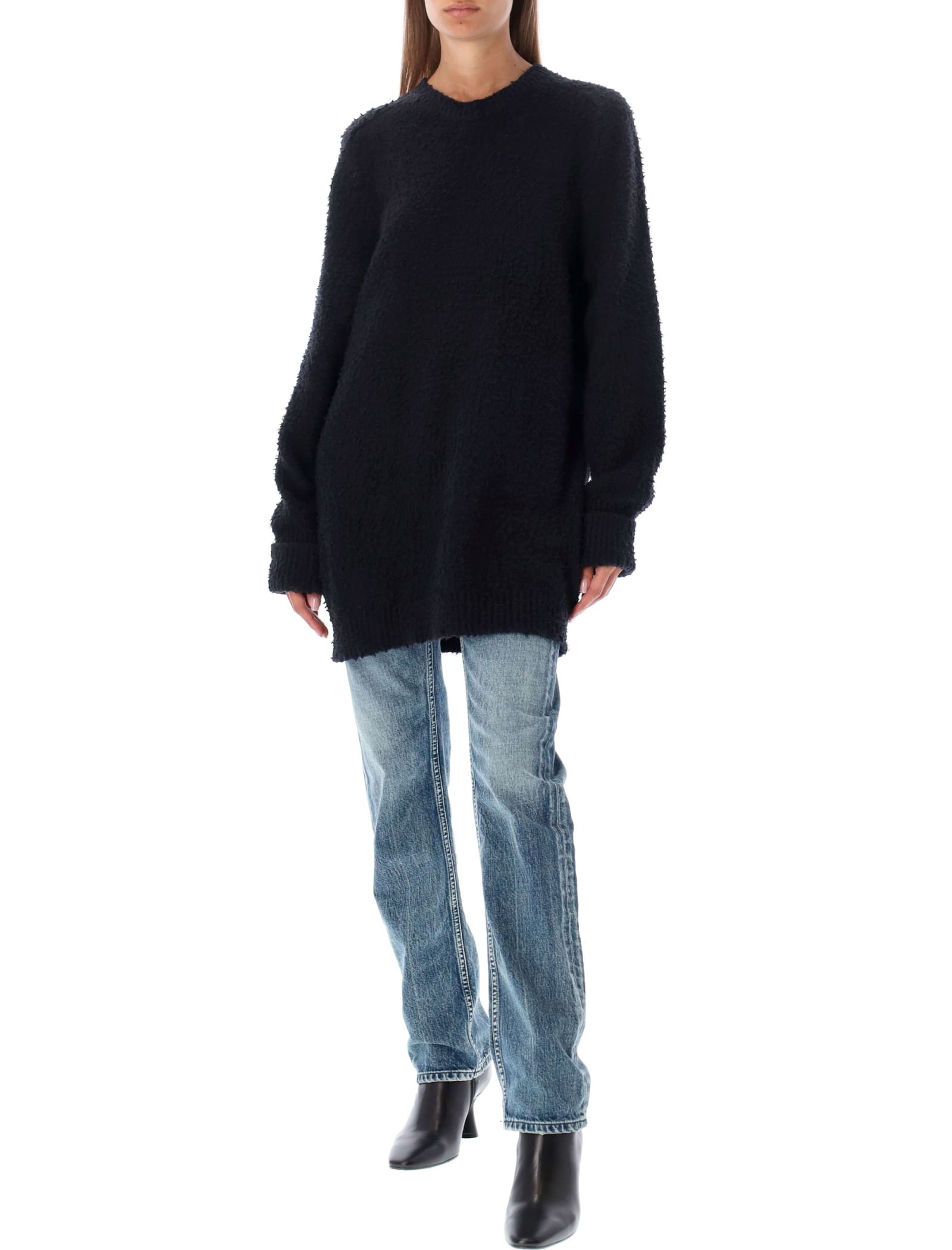 Shop Maison Margiela Cotton Sweater In Black