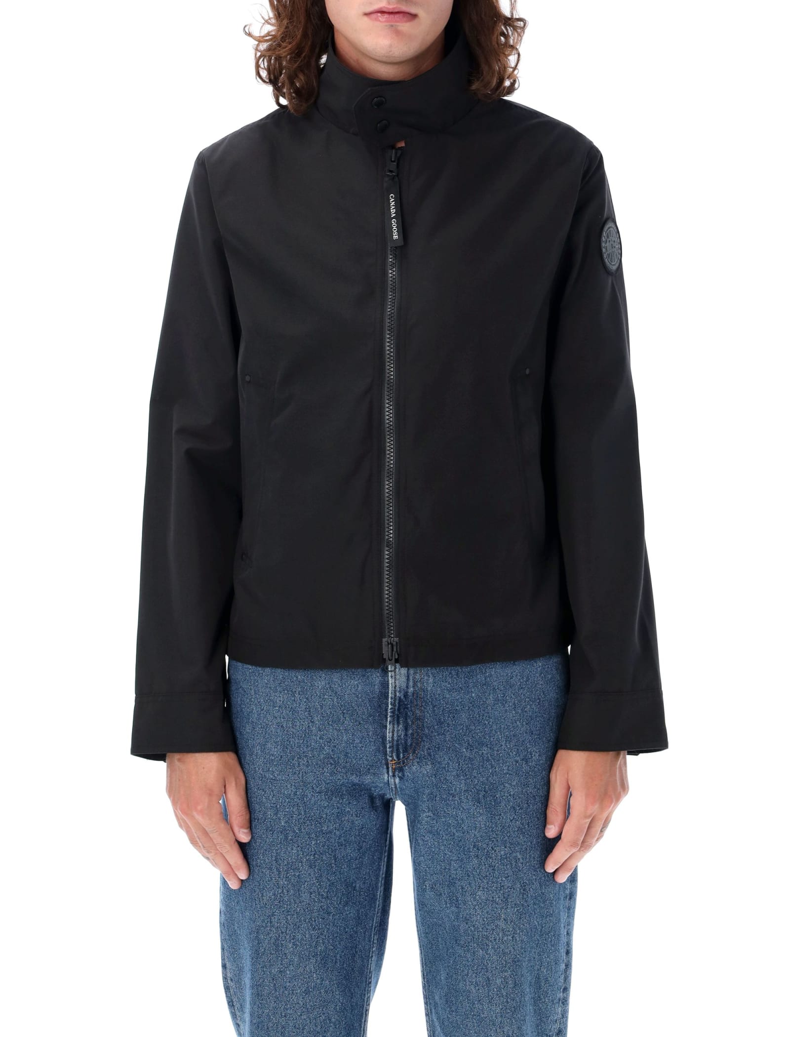 Shop Canada Goose Rosedale Jacket In Black