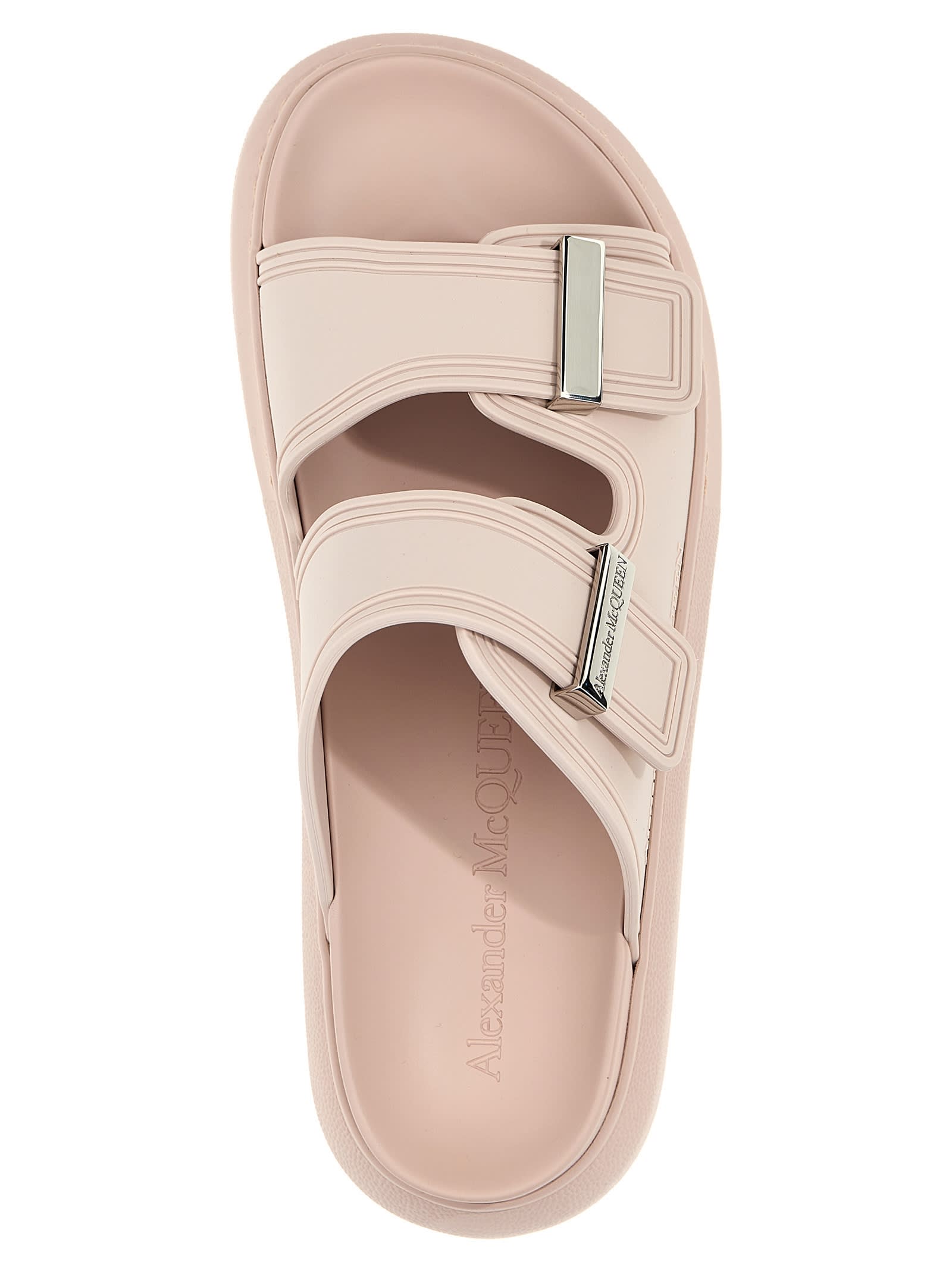 Alexander Mcqueen Rubber Sandals In Pink