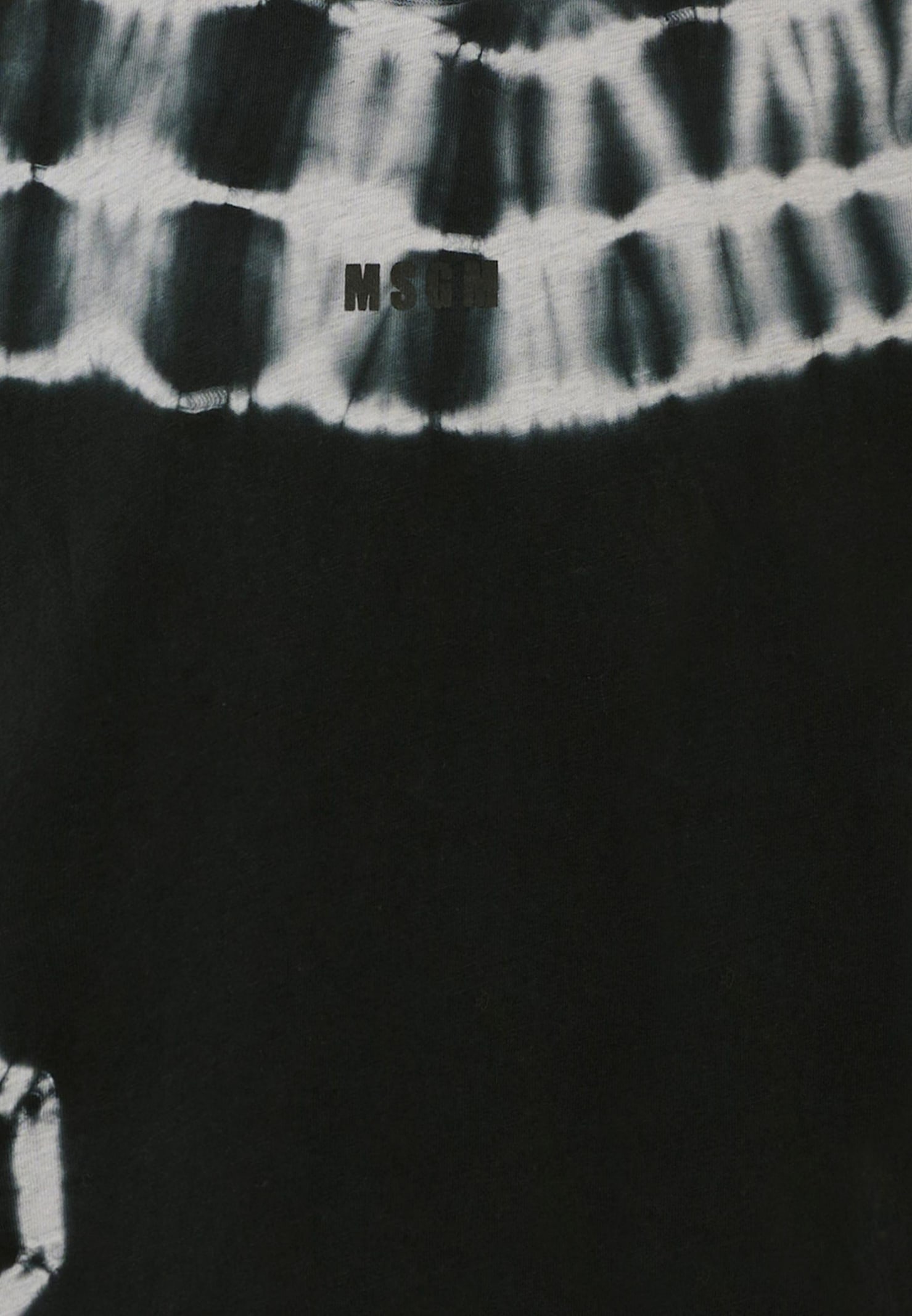 Msgm Black T-shirt For Boy With Logo In Black