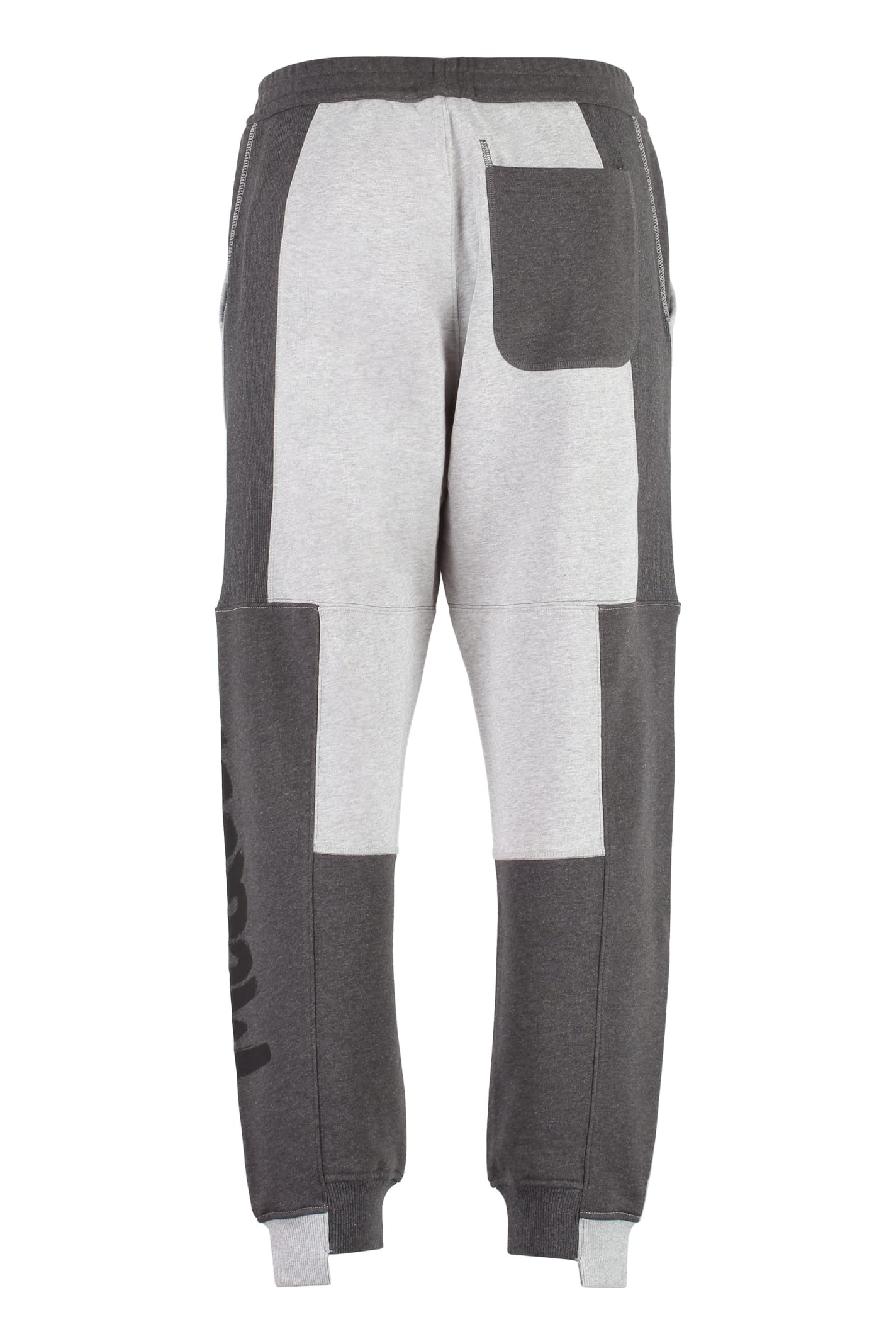 Shop Alexander Mcqueen Cotton Track-pants In Grey