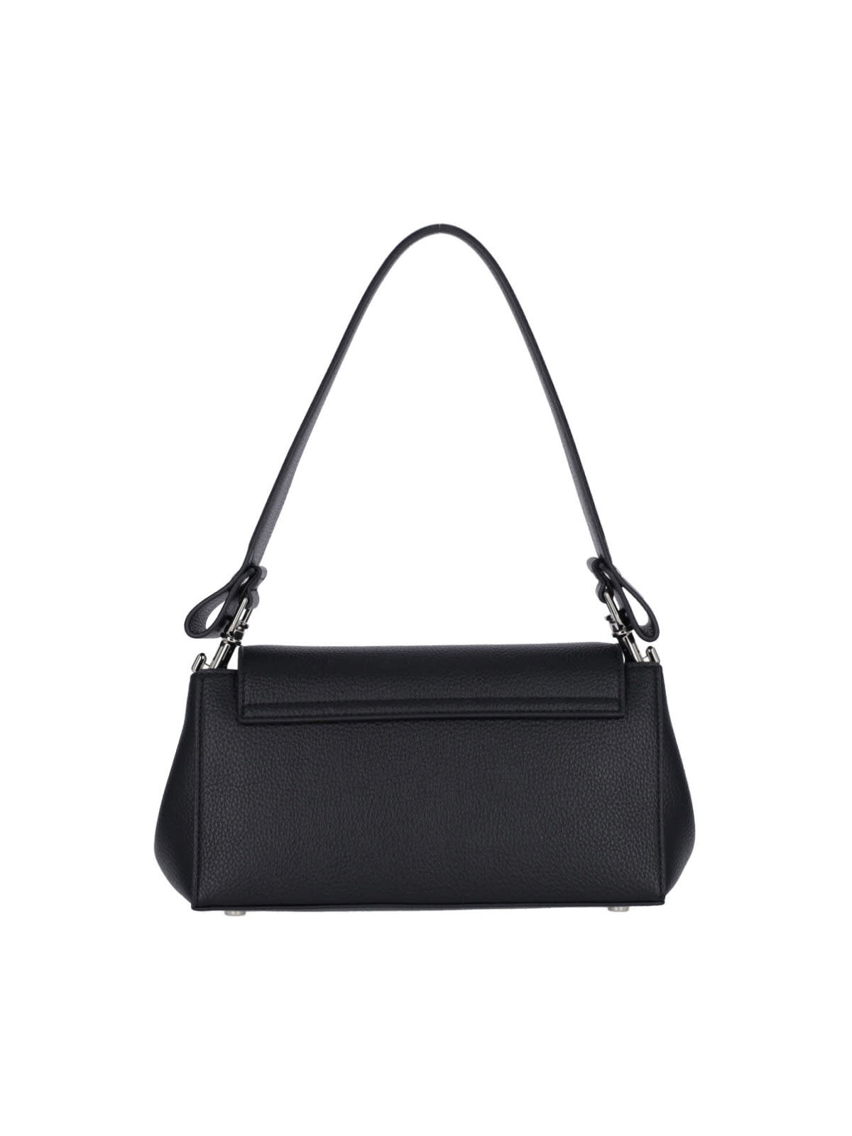 Vivienne Westwood Hazel Black Handbag With Front Orb Logo In Faux Leather Woman In Black