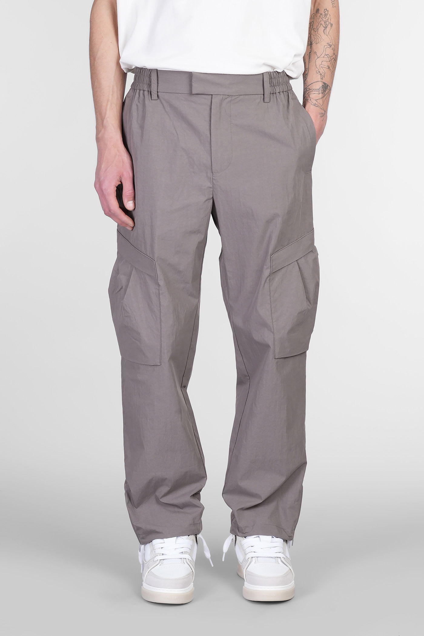 Pants In Grey Cotton