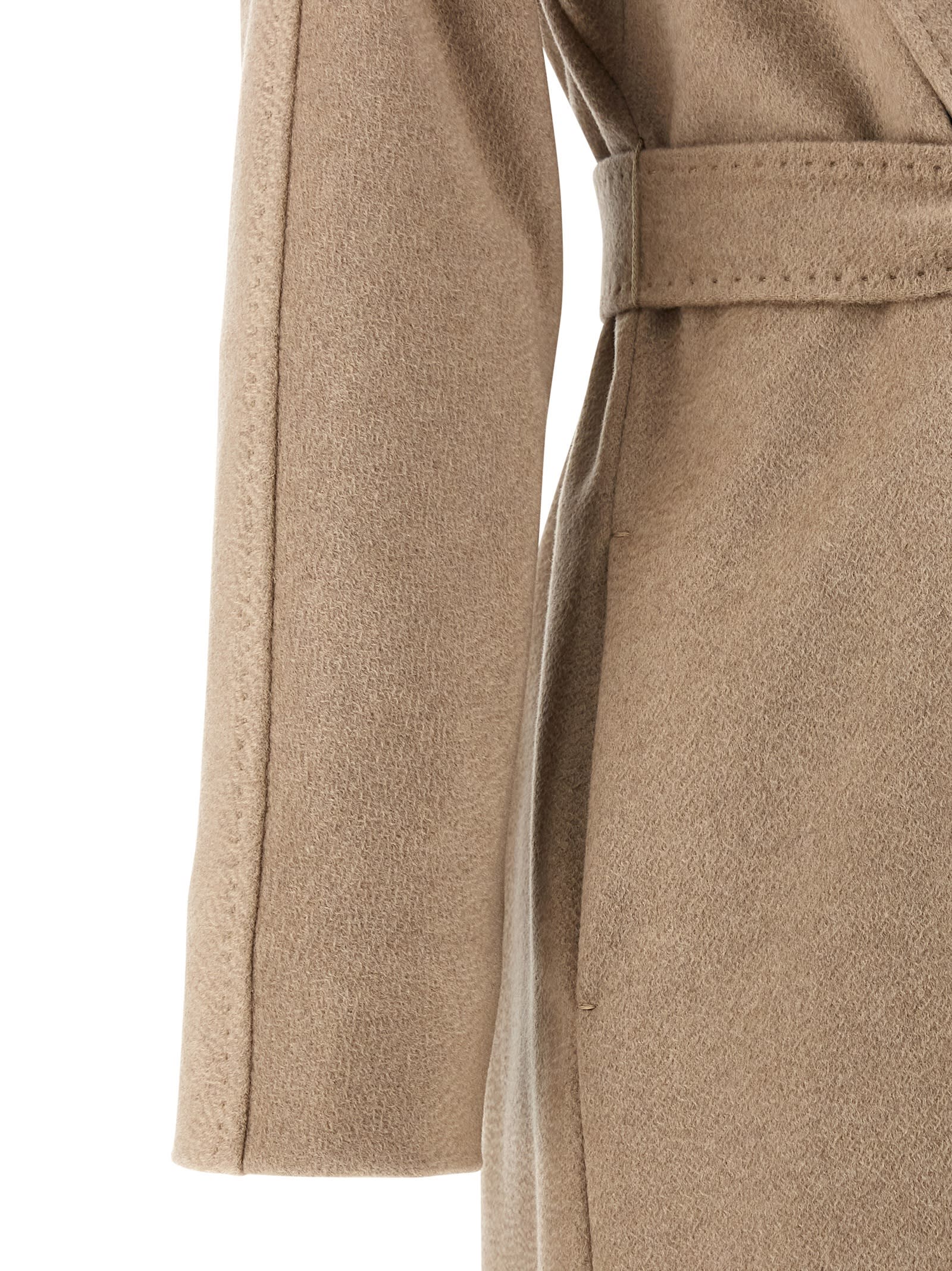 Max Mara Danton Coat In Neutral