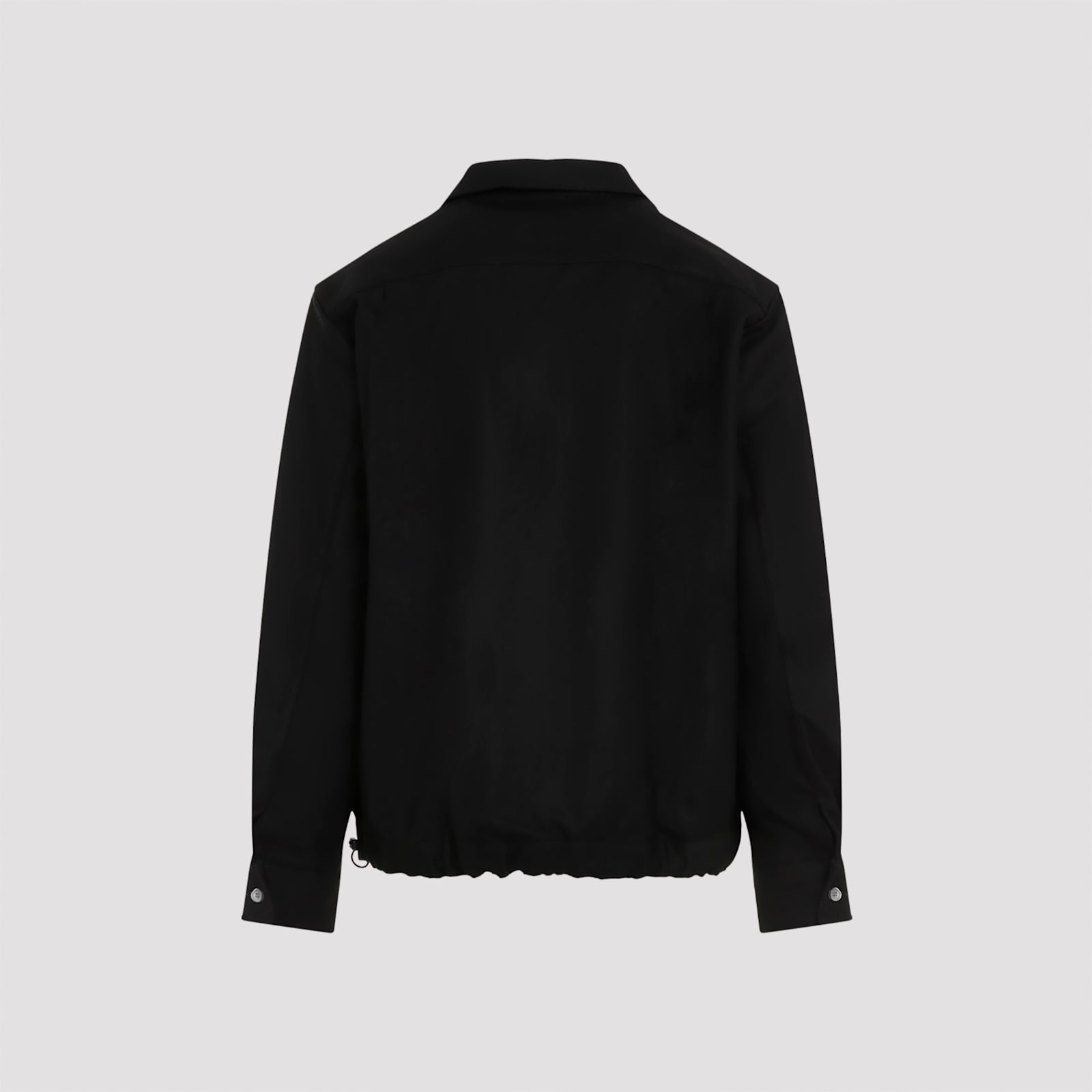 Shop Givenchy Virgin Wool Shirt In Black